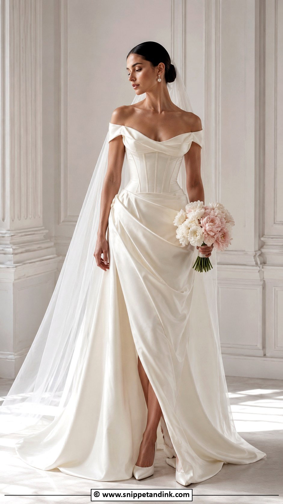 Vivienne Westwood Off Shoulder Wedding Dress - Snippet and Ink - 30 Vivienne Westwood Wedding Dresses