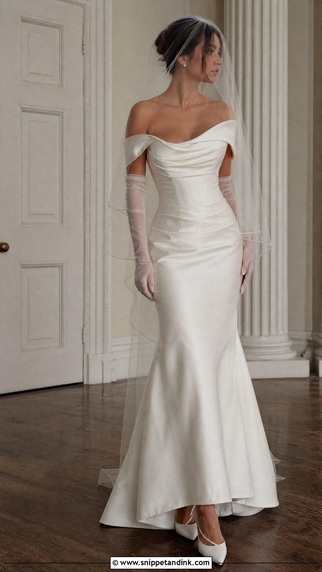 Vivienne Westwood Off Shoulder Wedding Dress - Snippet and Ink - 20 Vivviene Westwood Wedding Dress Ideas