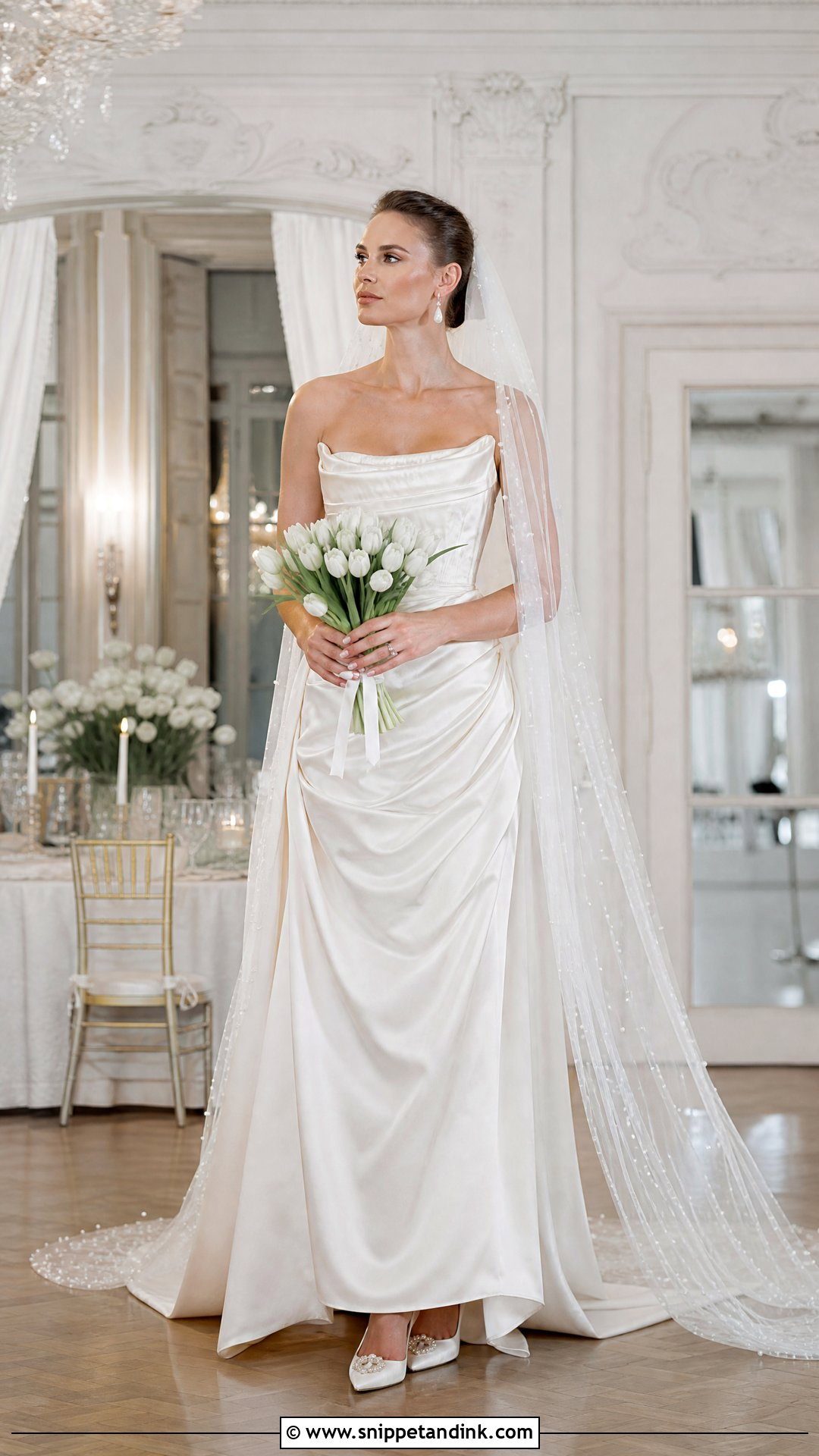 Vivienne Westwood Pearl Bridal Gown - Snippet and Ink - 20 Vivian Westwood Wedding Dress Runway Ideas