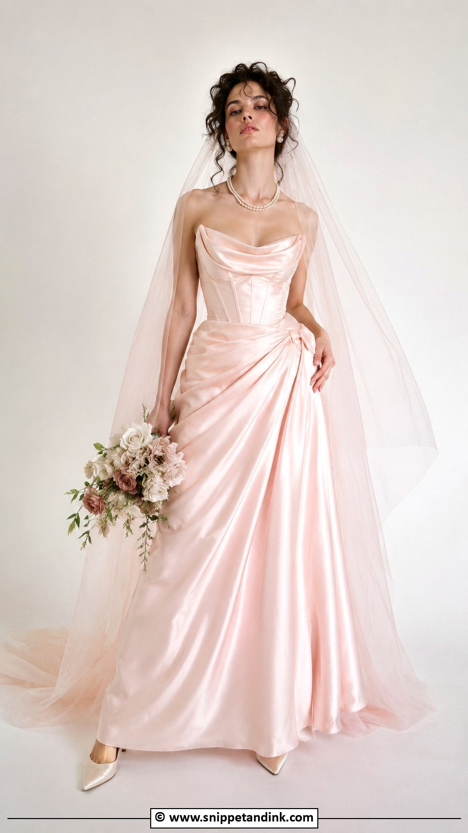 Vivienne Westwood Pink Wedding Dress - Snippet and Ink - 25 Vintage Vivienne Westwood Wedding Dress Ideas