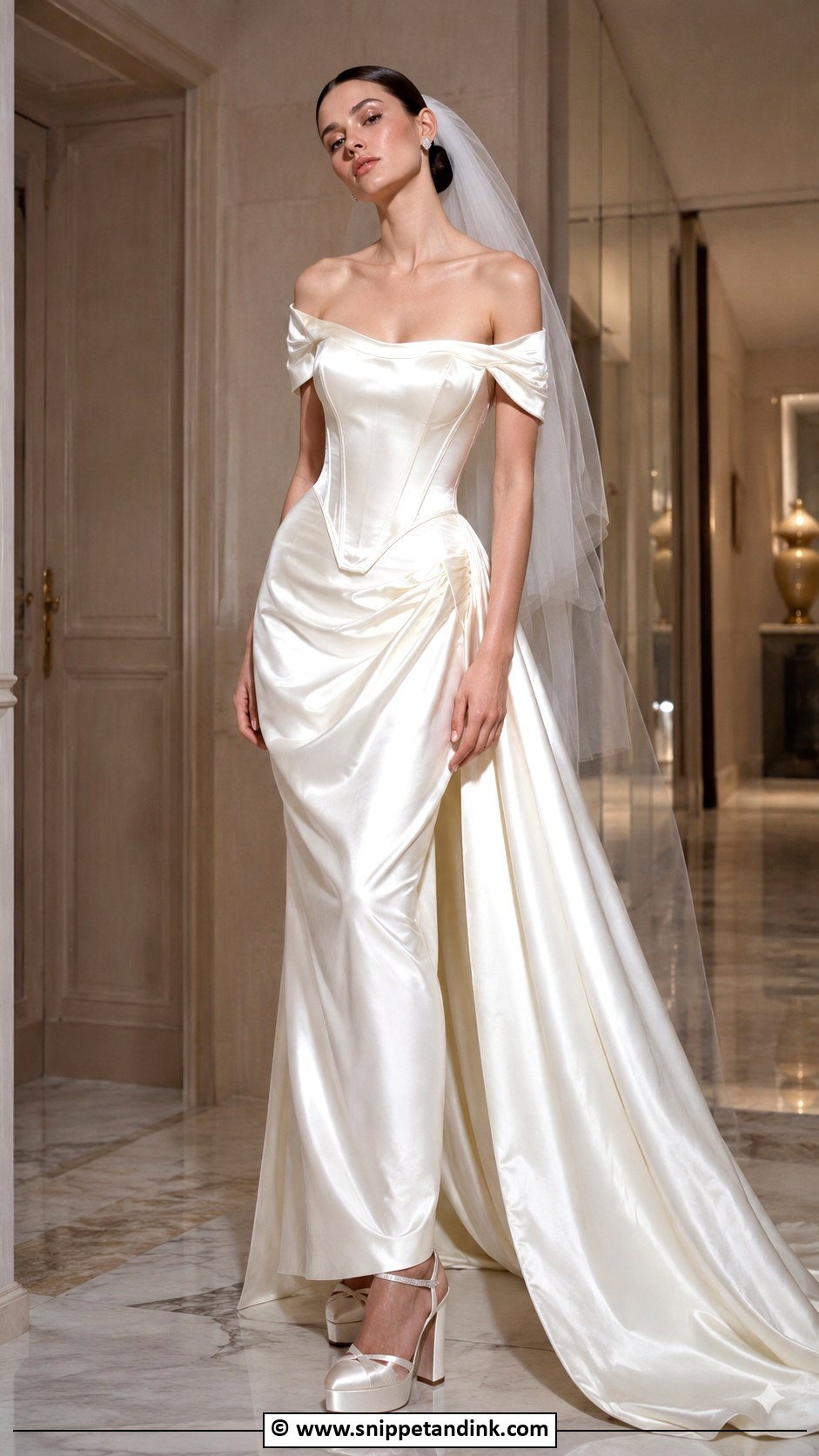 Vivienne Westwood Satin Corset Wedding Dress - Snippet and Ink - 30 Vivienne Westwood Wedding Dresses