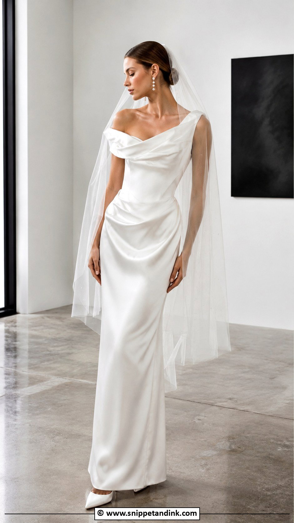 Vivienne Westwood Silk Satin Column Wedding Dress - Snippet and Ink - 35 Vivienne Westwood Wedding Dress Ideas