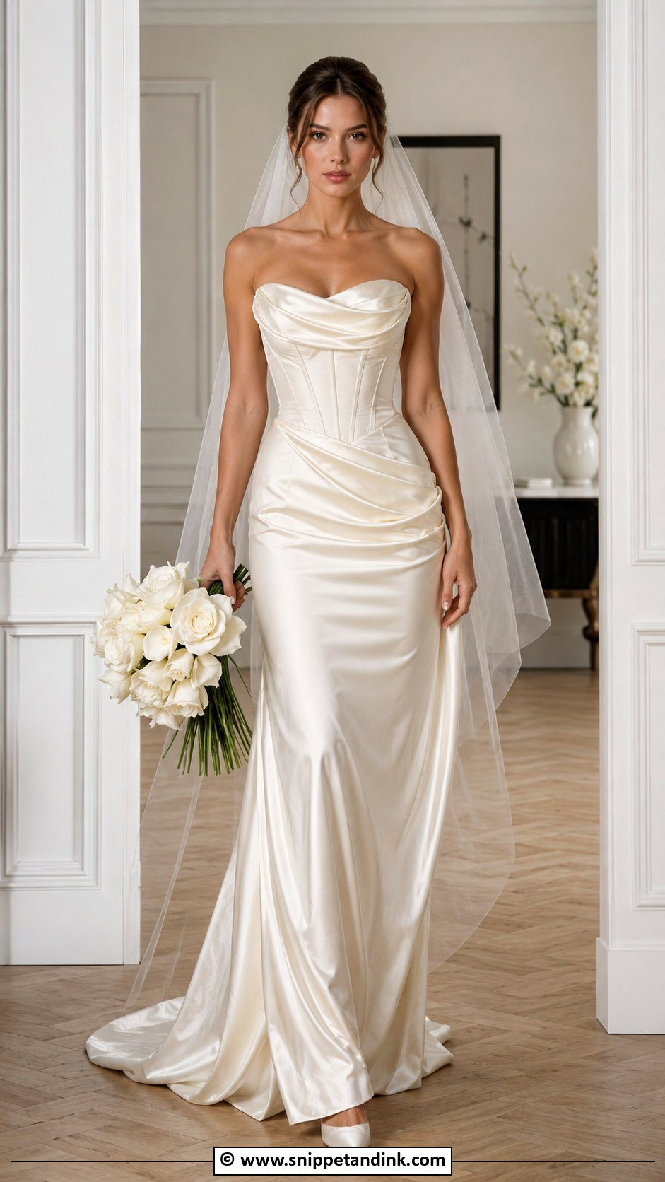 Vivienne Westwood Silk Satin Wedding Dress - Snippet and Ink - 30 Vivienne Westwood Wedding Dresses
