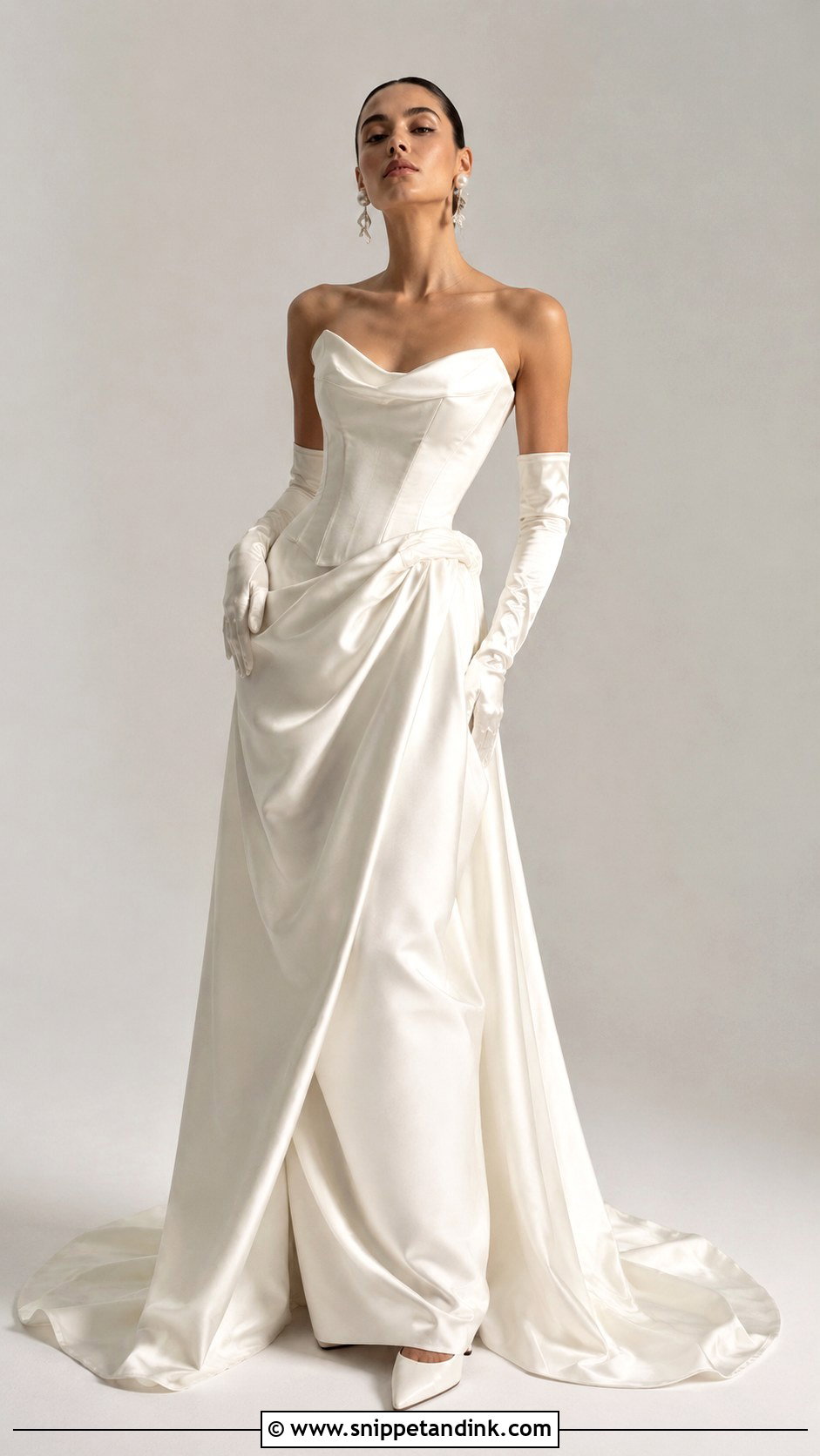 Vivienne Westwood Strapless Bridal Gown - Snippet and Ink - 25 Vivienne Westwood Bridal Couture Ideas