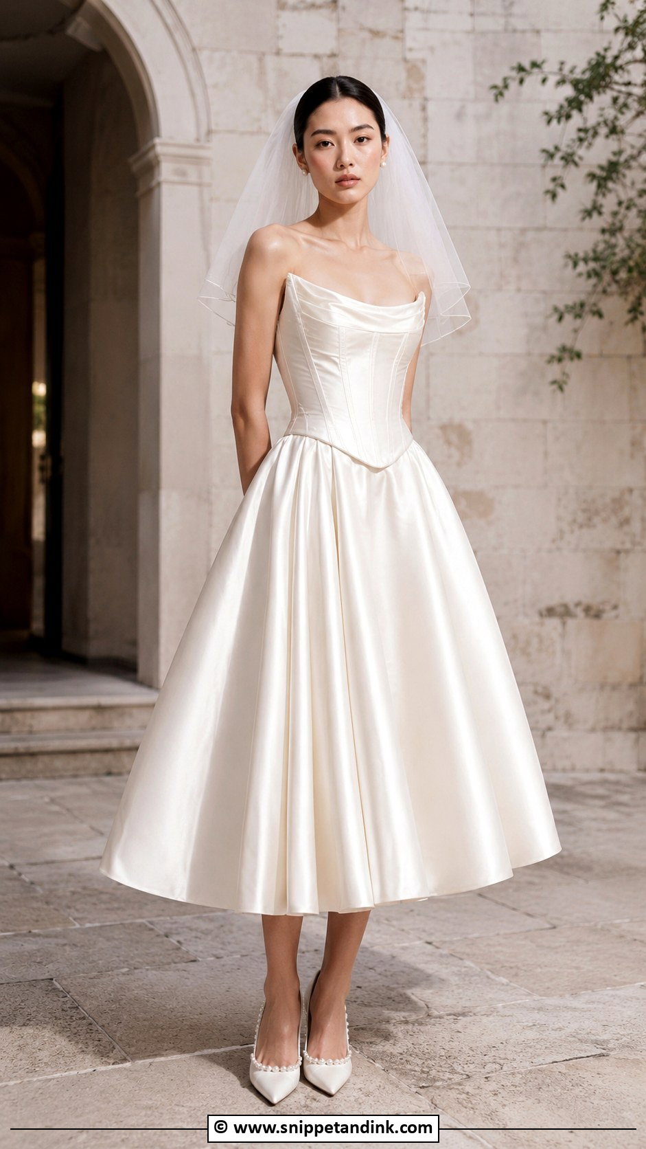 Vivienne Westwood Tea Length Wedding Dress - Snippet and Ink - 35 Vivienne Westwood Wedding Dress Ideas