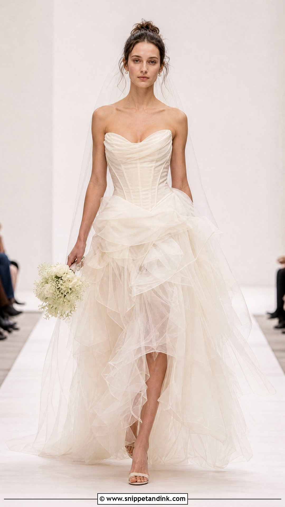 Vivienne Westwood Tulle Ruffle Wedding Dress - Snippet and Ink - 20 Vivian Westwood Wedding Dress Runway Ideas