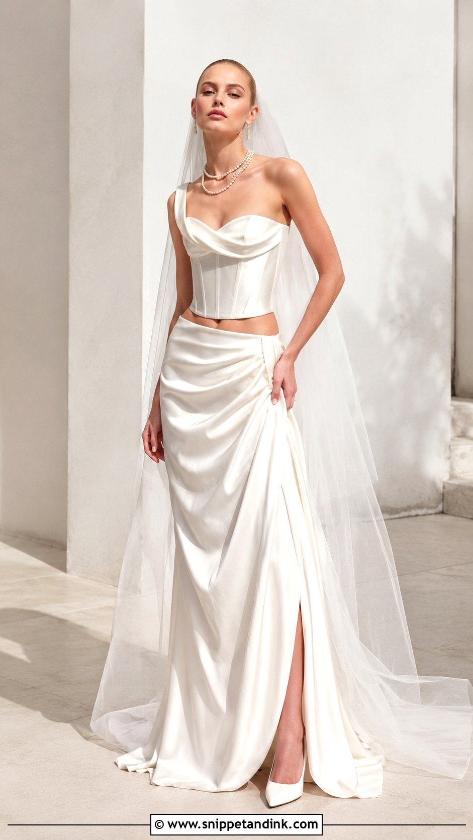 Vivienne Westwood Two Piece Bridal Outfit - Snippet and Ink - 25 Vivienne Westwood Bridal Couture Ideas