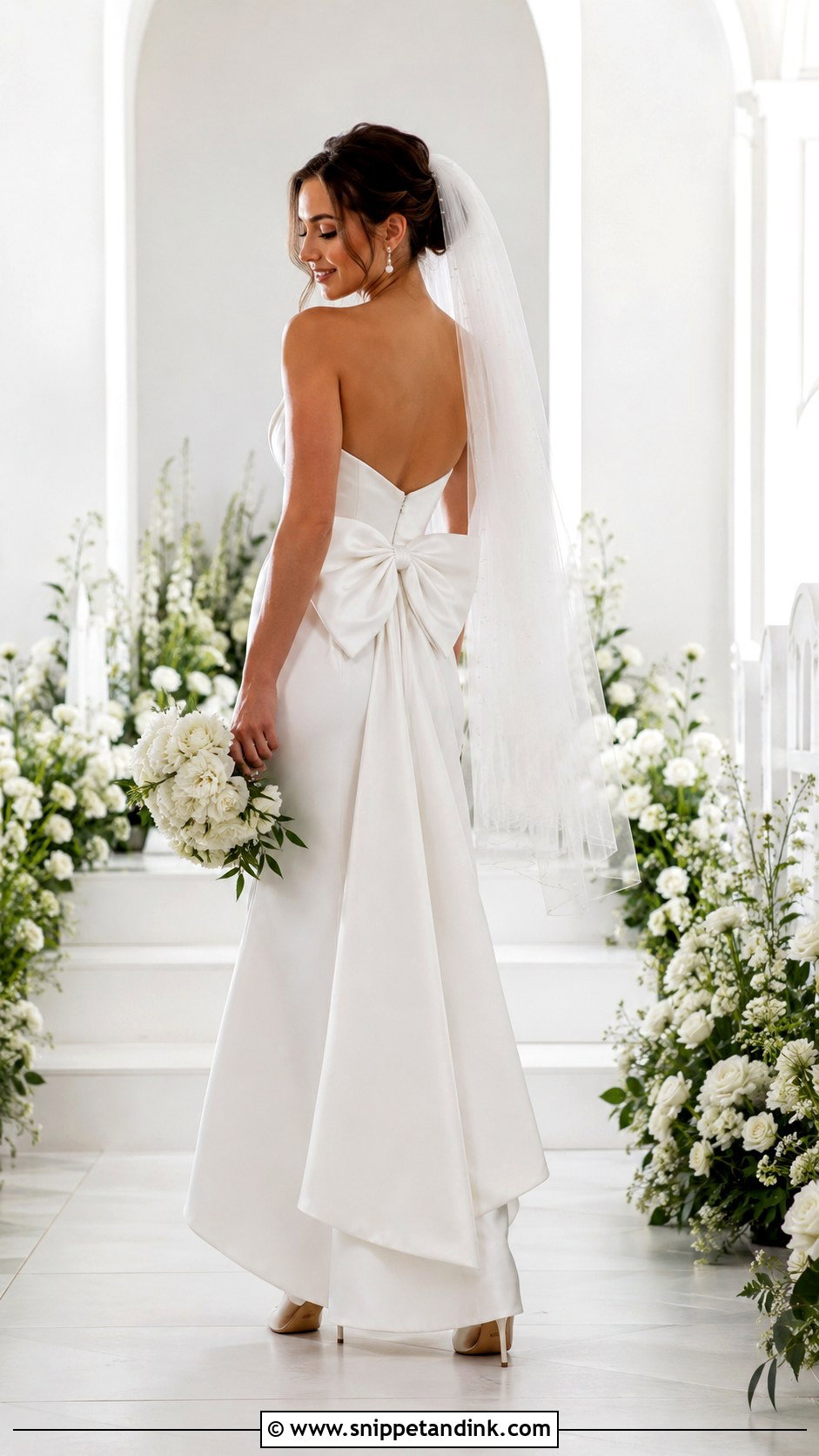 Vogue Bow Wedding Dress - Snippet and Ink - 30 Vogue Wedding Dresses