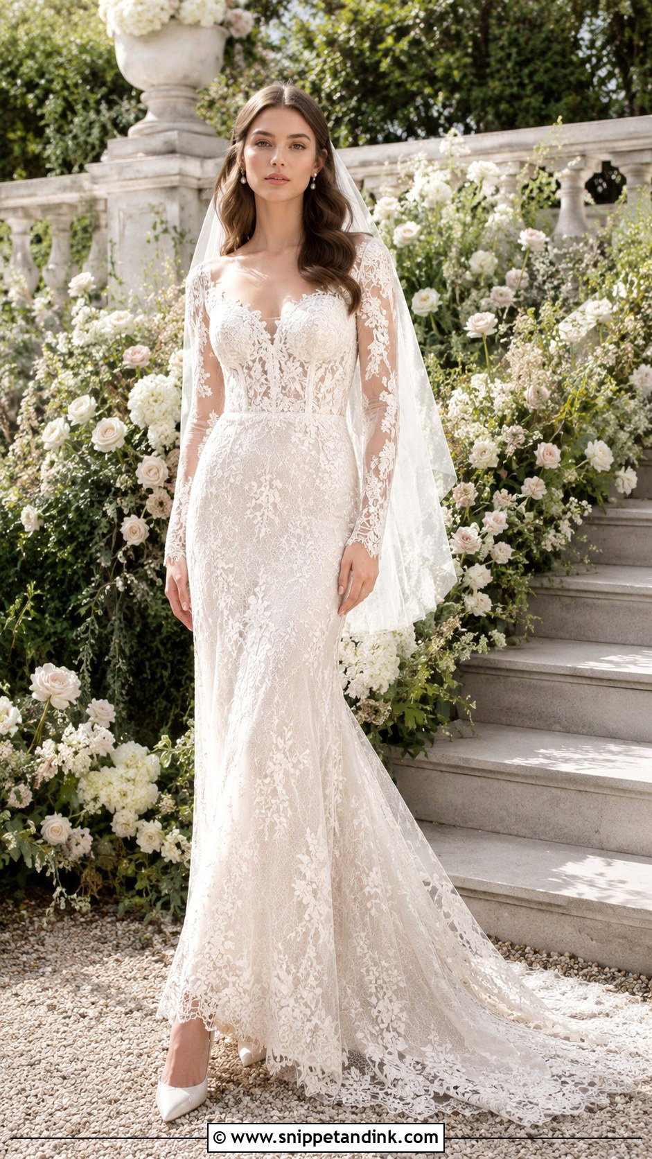 Vogue Lace Wedding Dress - Snippet and Ink - 30 Vogue Wedding Dresses