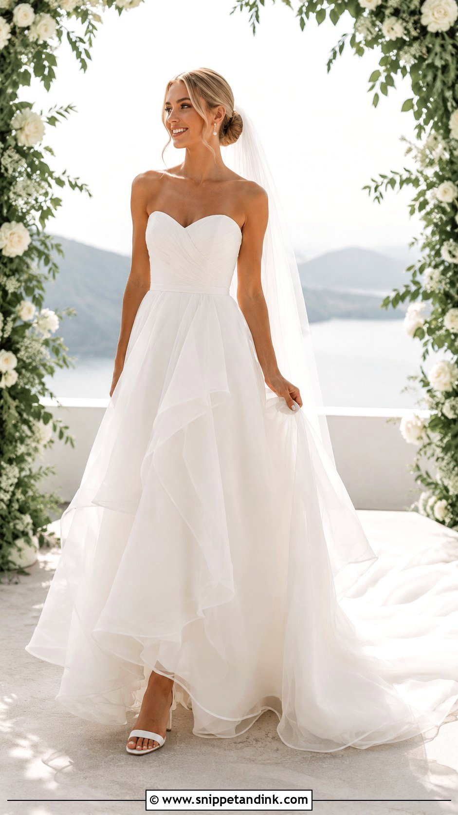 Vogue Organza Wedding Dress - Snippet and Ink - 30 Vogue Wedding Dresses