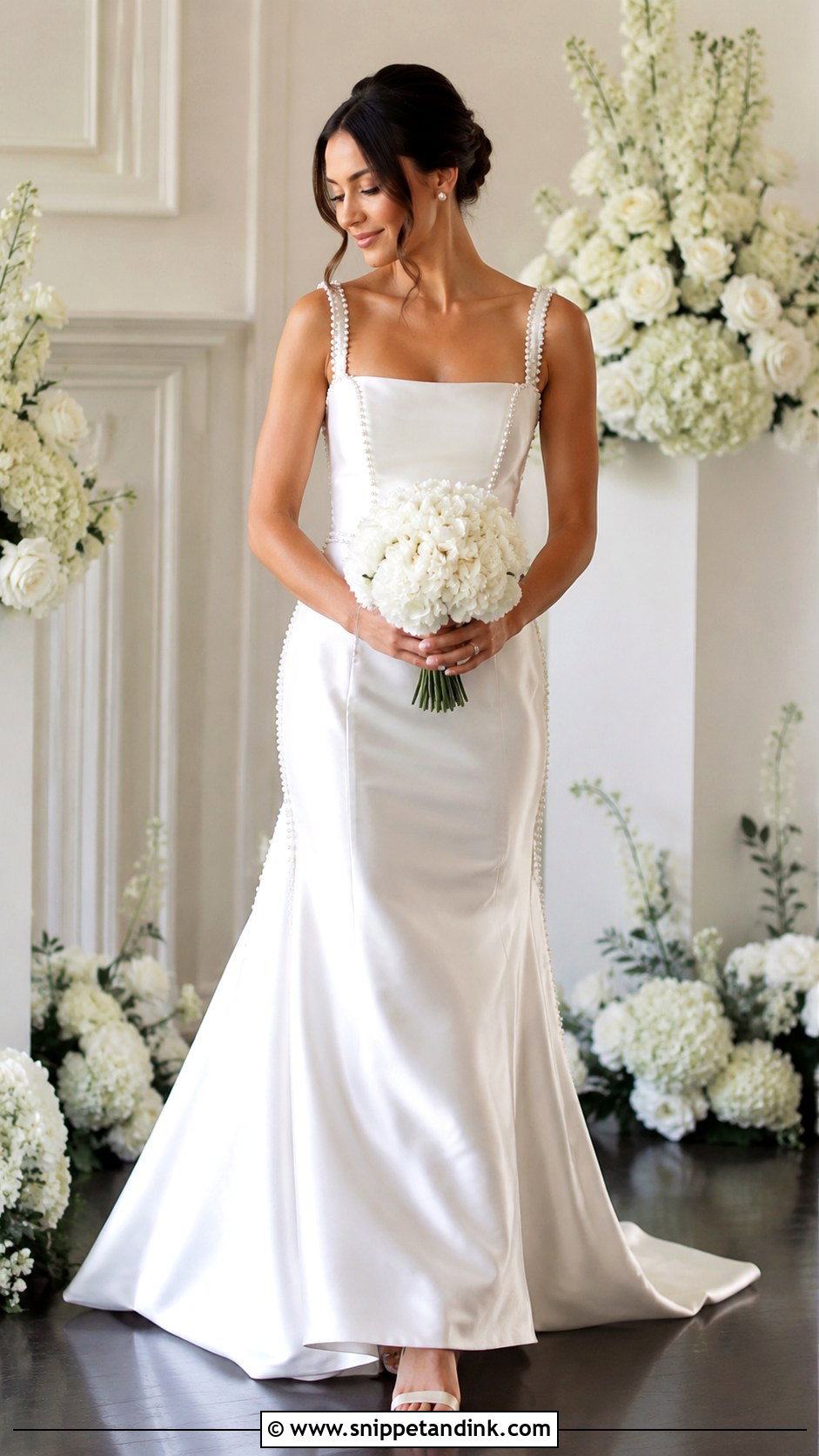 Vogue Pearl Wedding Dress - Snippet and Ink - 30 Vogue Wedding Dresses