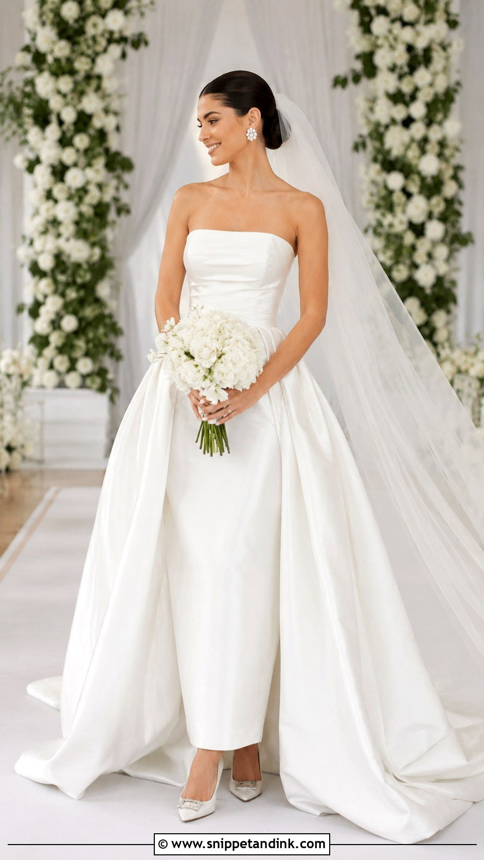 Vogue Strapless Wedding Dress - Snippet and Ink - 30 Vogue Wedding Dresses