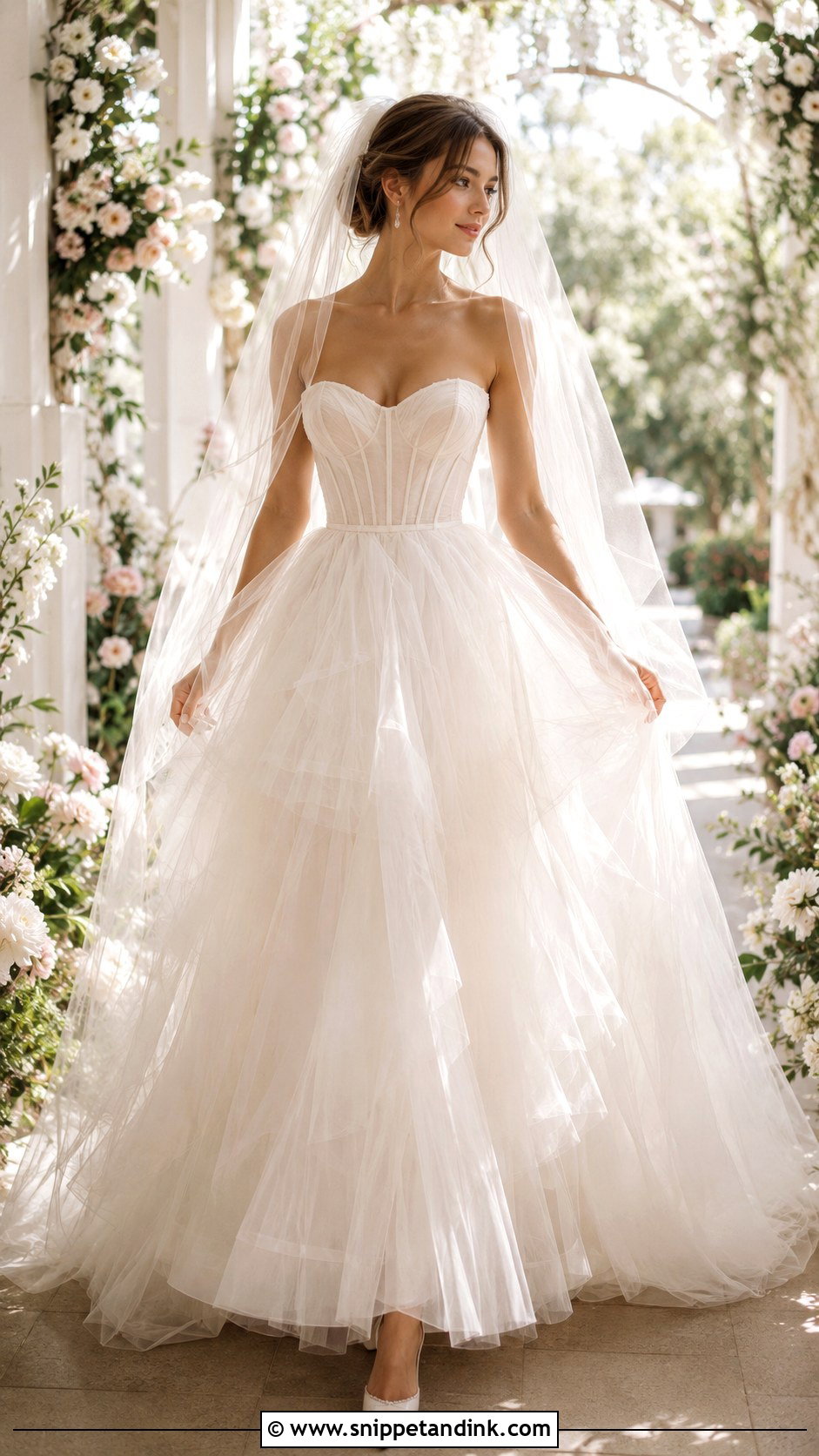 Vogue Tulle Wedding Dress - Snippet and Ink - 30 Vogue Wedding Dresses