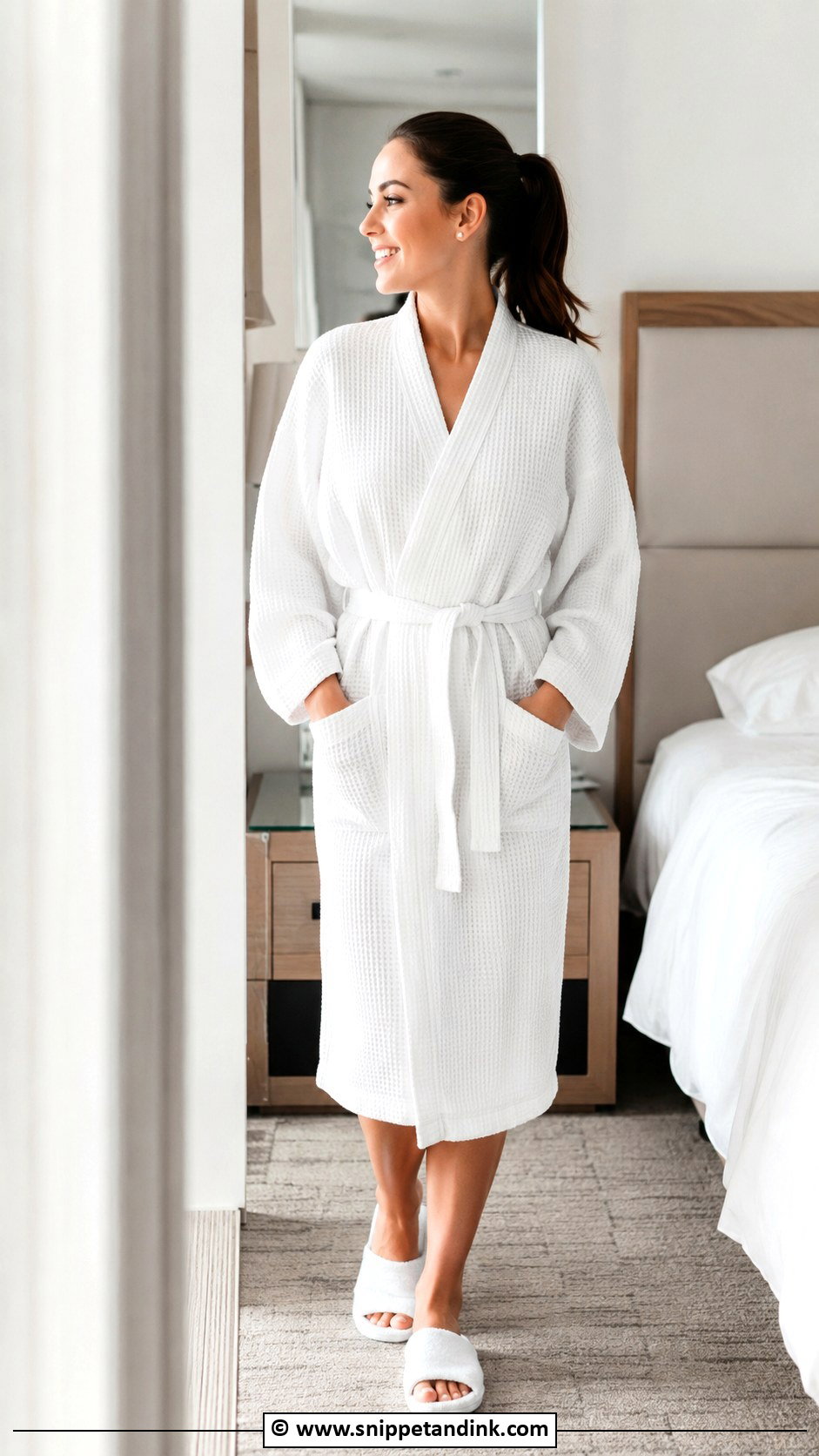 Waffle Knit Bridal Robe - Snippet and Ink - 30 Bridal Robes Ideas