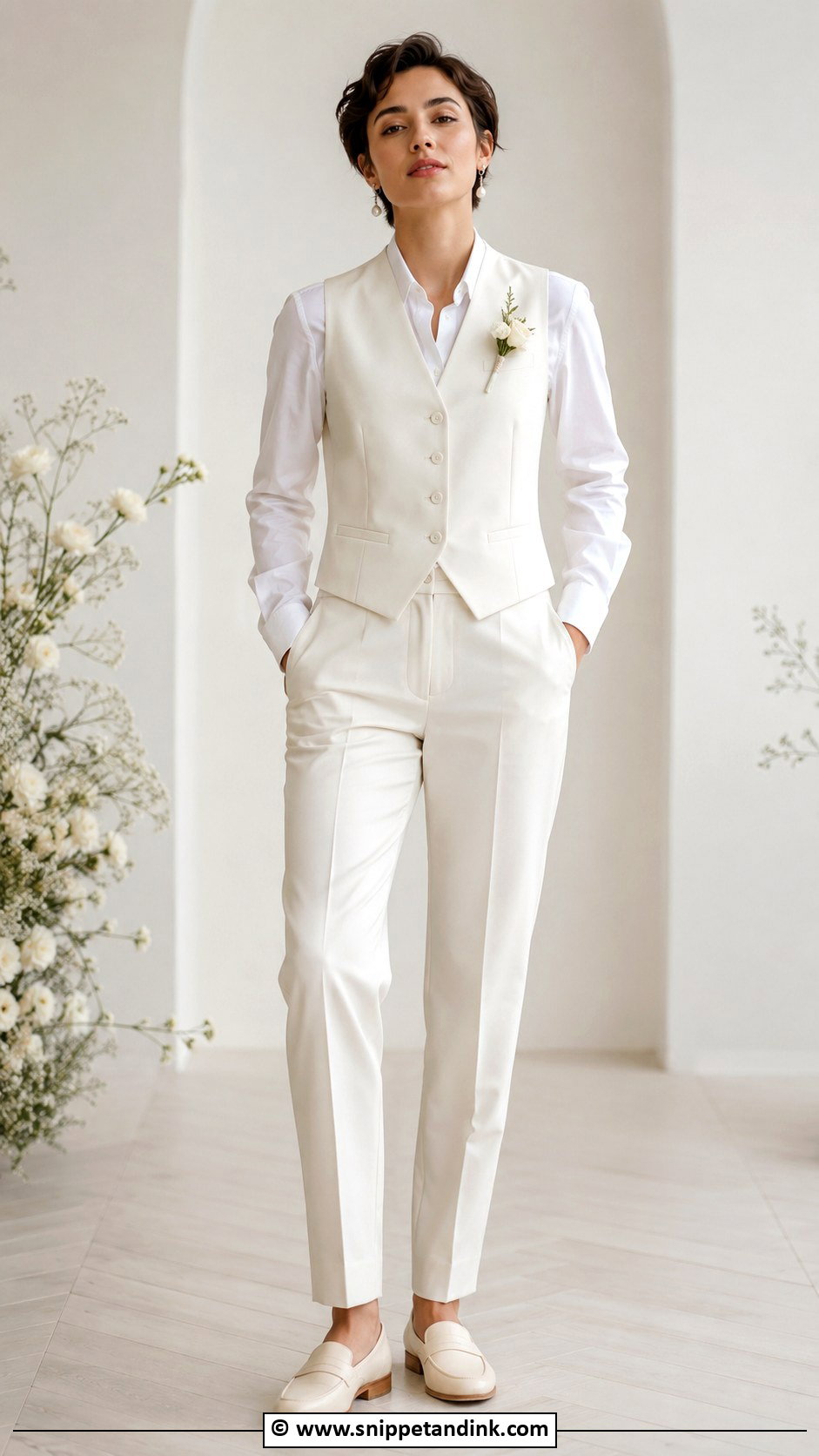 Waistcoat Gay Wedding Outfit - Snippet and Ink - 25 Gay Wedding Outfits