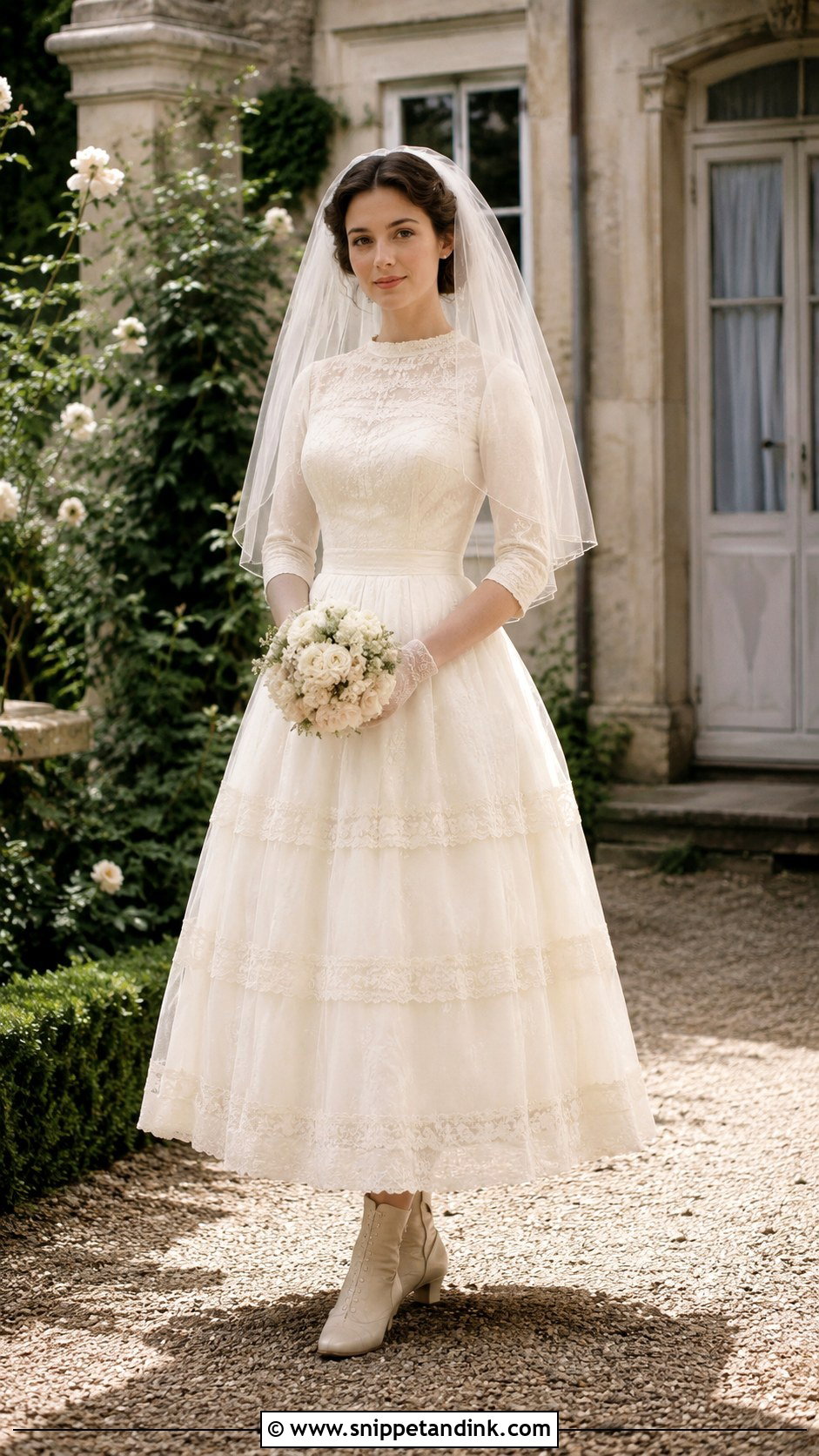 War Crinoline 1910s Wedding Dress - Snippet and Ink - 20 1910s Wedding Dress Ideas