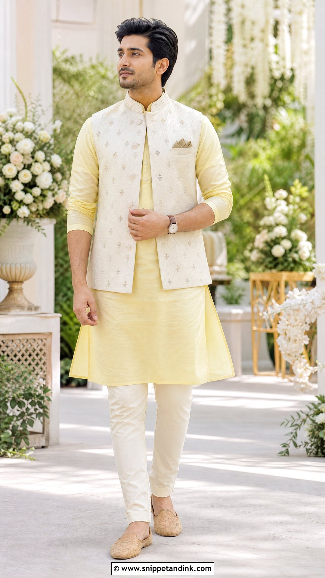 Wedding Brother Cotton Silk Kurta Outfit - Snippet and Ink - 20 Wedding Brothers Outfit Ideas