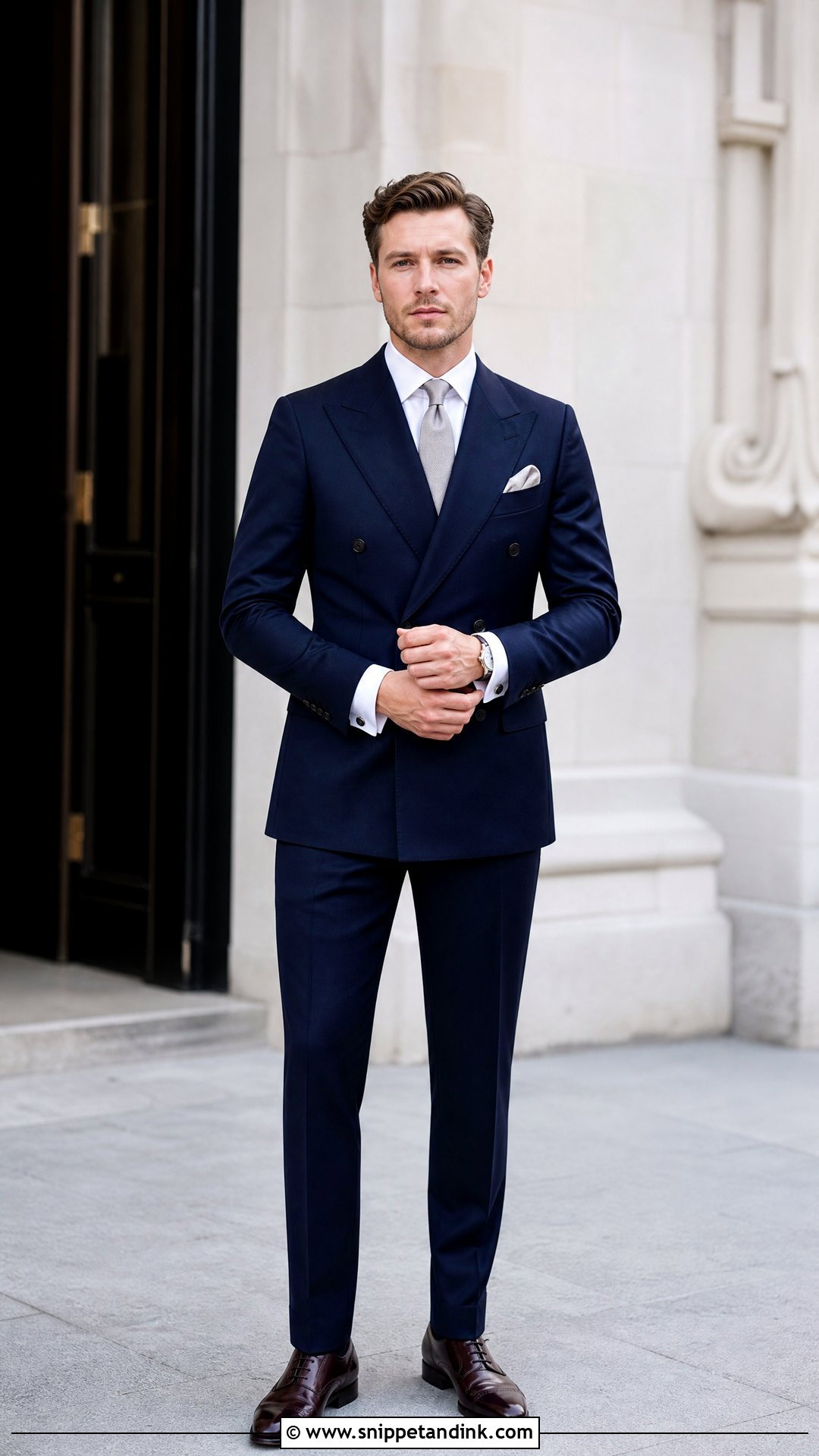 Wedding Brother Double Breasted Suit Outfit - Snippet and Ink - 20 Wedding Brothers Outfit Ideas