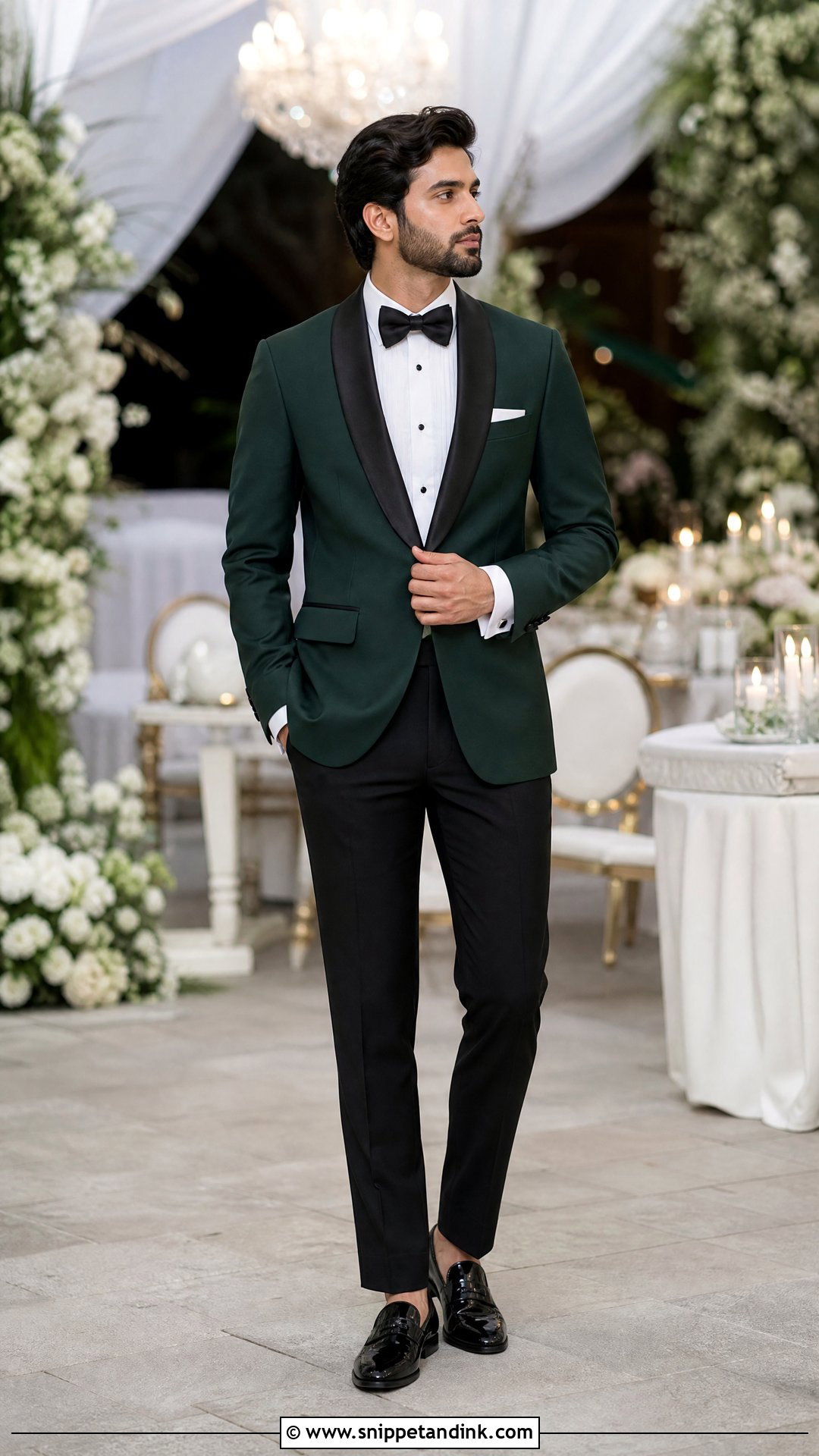 Wedding Brother Emerald Tuxedo Outfit - Snippet and Ink - 20 Wedding Brothers Outfit Ideas