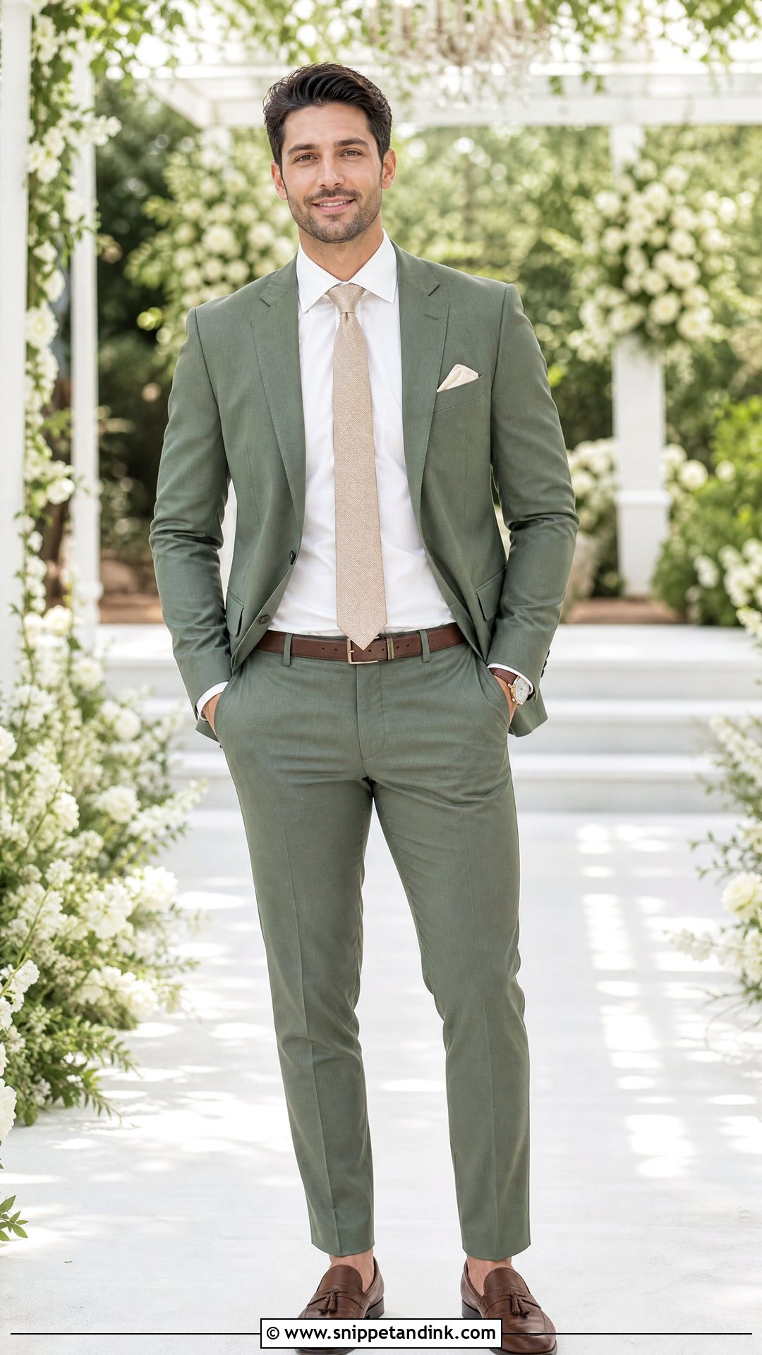 Wedding Brother Sage Green Suit Outfit - Snippet and Ink - 20 Wedding Brothers Outfit Ideas