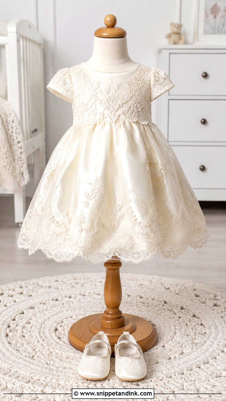 Wedding Dress Baby Dress - Snippet and Ink - 25 Repurpose Wedding Dress Ideas