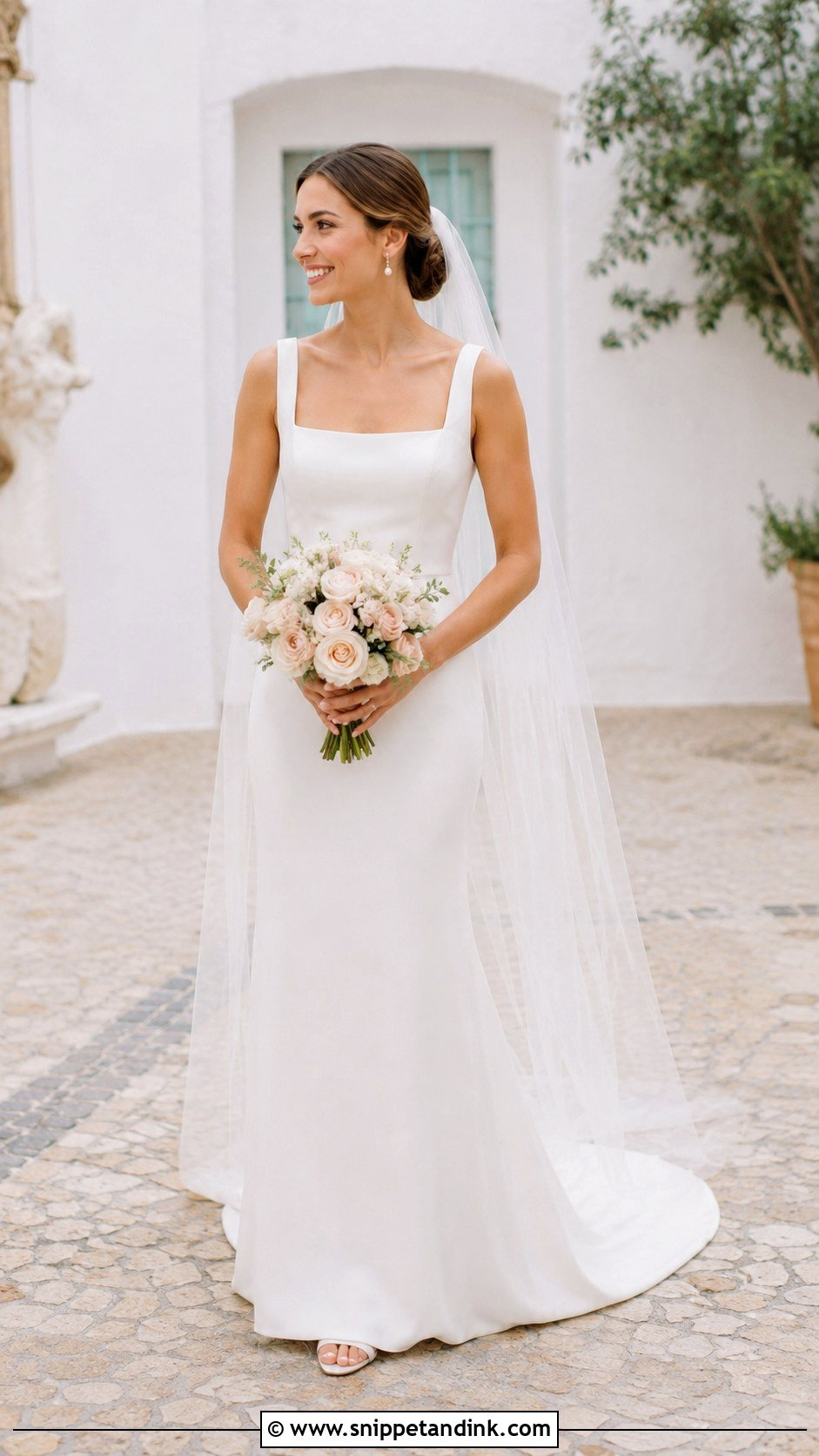 Wedding Dress Bouquet Photo - Snippet and Ink - 25 Wedding Dress Photography Ideas