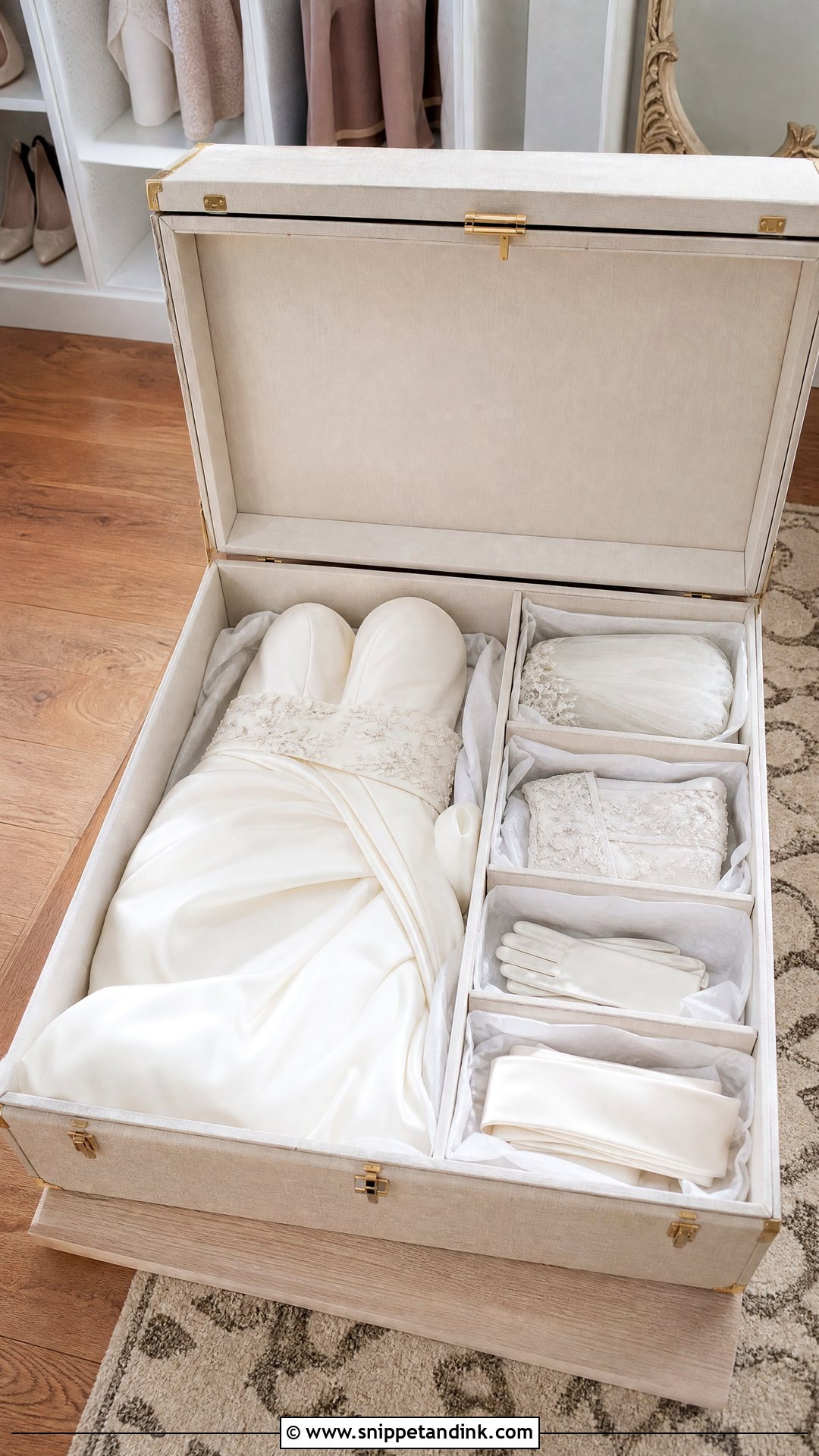 Wedding Dress Box With Compartments - Snippet and Ink - 20 Wedding Dress Box Ideas