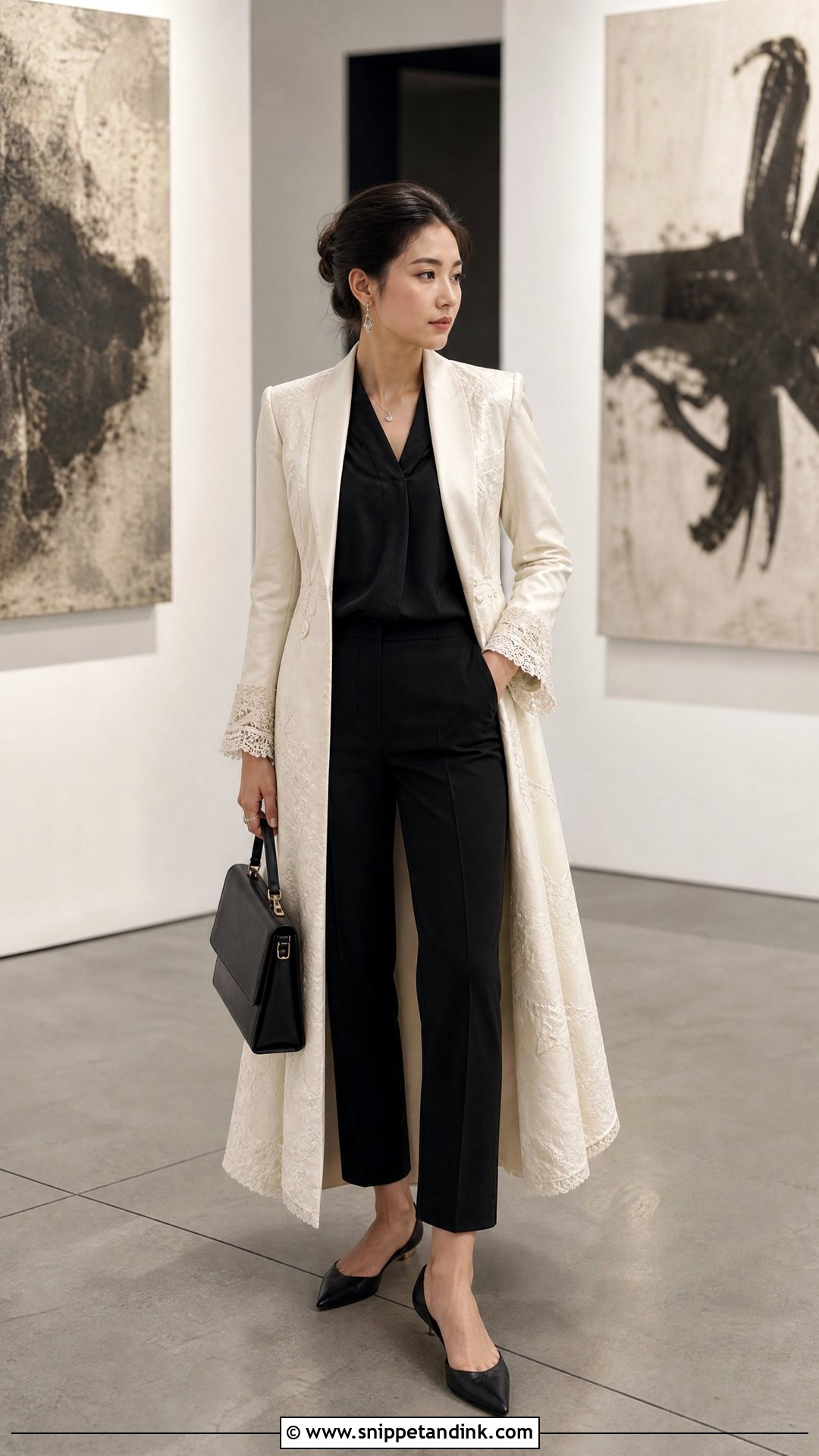 Wedding Dress Coat With Simple Separates - Snippet and Ink - 20 Upcycle Wedding Dress Ideas
