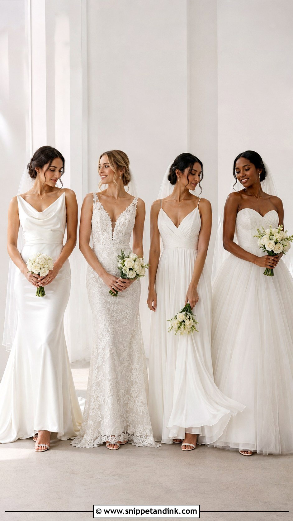 Wedding Dress Fabric Comparison - Snippet and Ink - 20 Wedding Dress Video Ideas