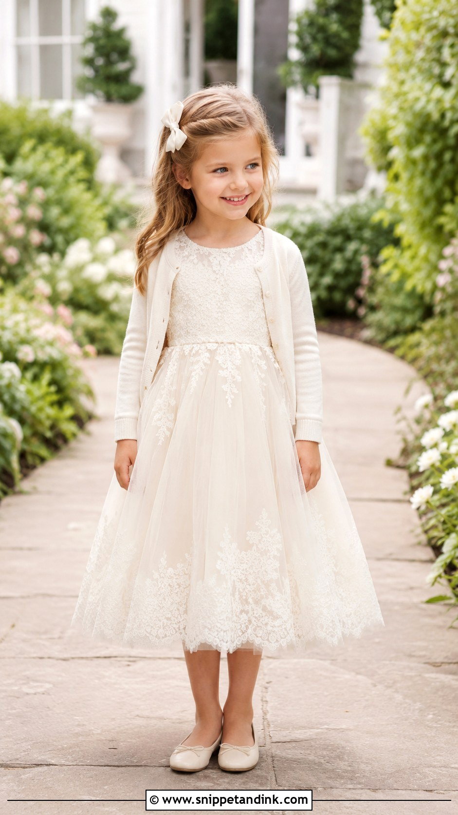 Wedding Dress Flower Girl Dress - Snippet and Ink - 25 Repurpose Wedding Dress Ideas