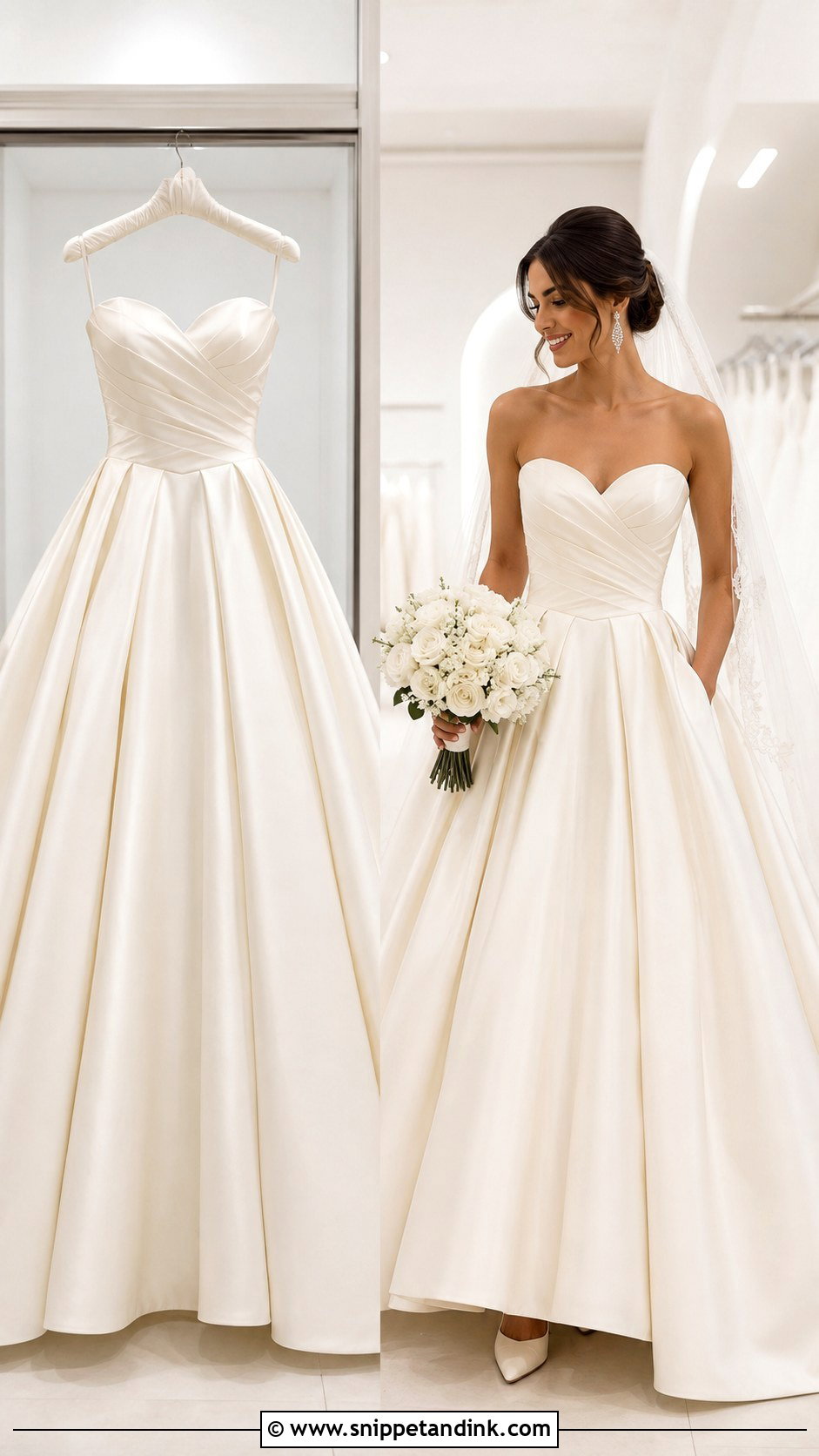 Wedding Dress From Hanger To Bride - Snippet and Ink - 20 Wedding Dress Video Ideas