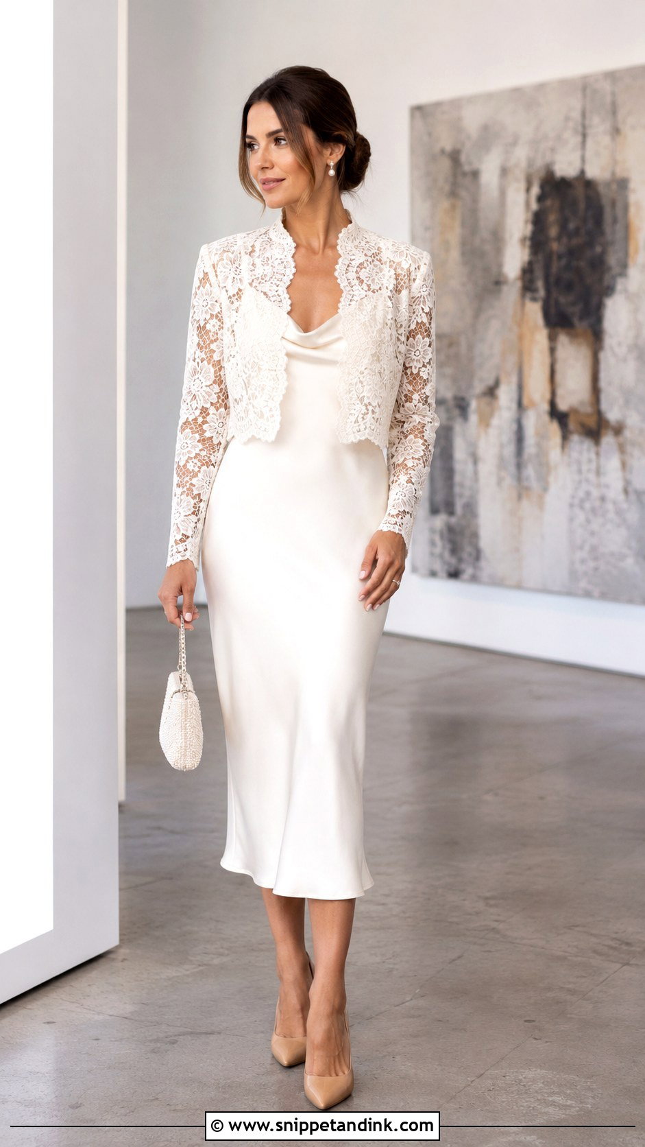 Wedding Dress Jacket - Snippet and Ink - 25 Repurpose Wedding Dress Ideas