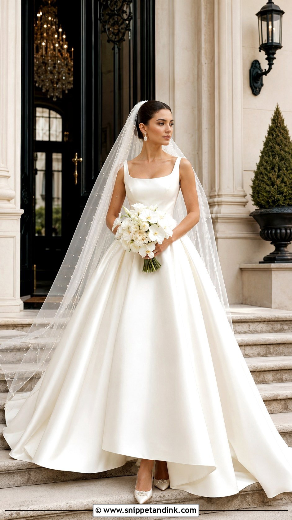 Wedding Dress Mansion Photoshoot - Snippet and Ink - 25 Wedding Dress Photoshoot Ideas