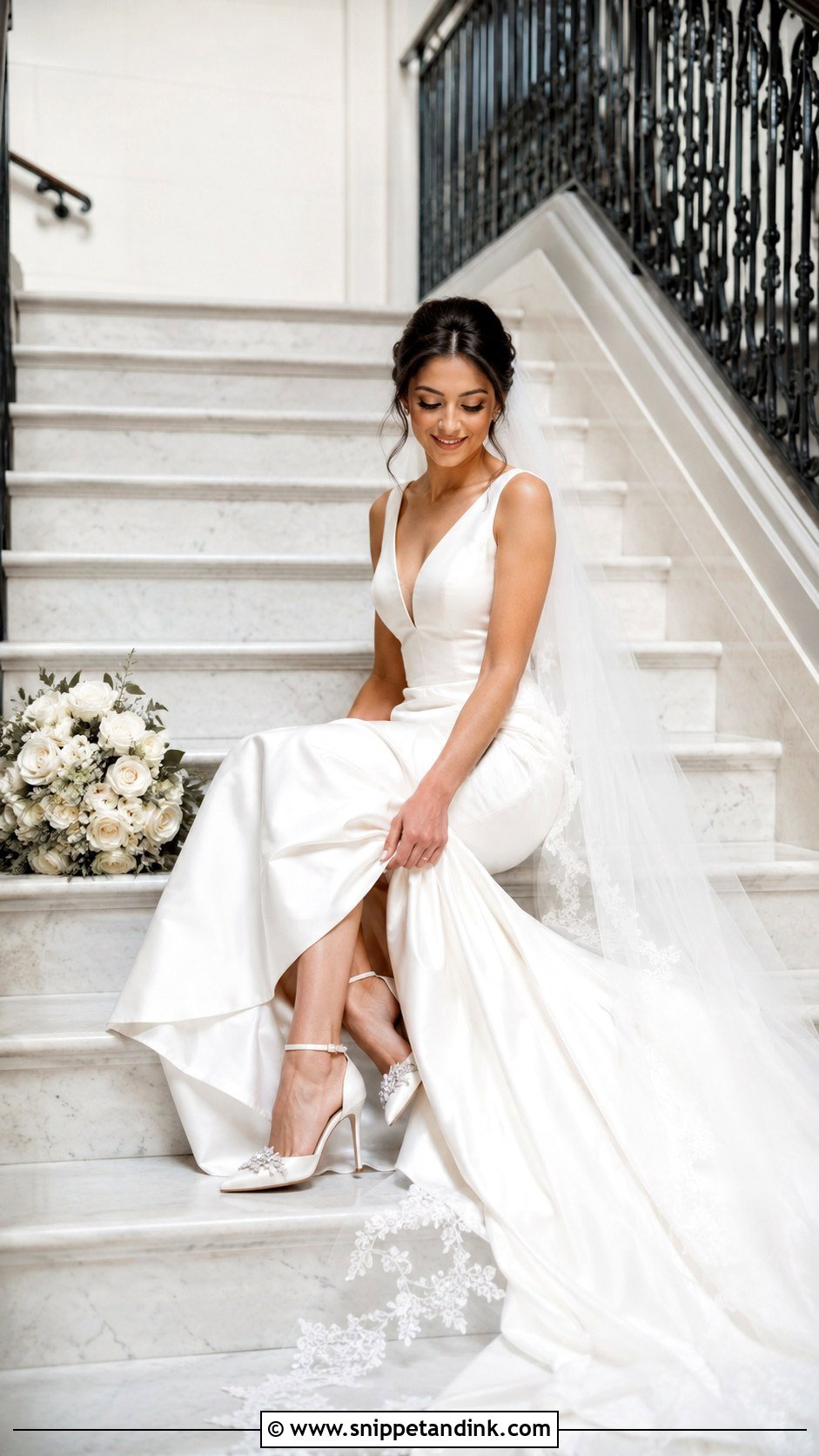 Wedding Dress Shoes Photo - Snippet and Ink - 25 Wedding Dress Photography Ideas
