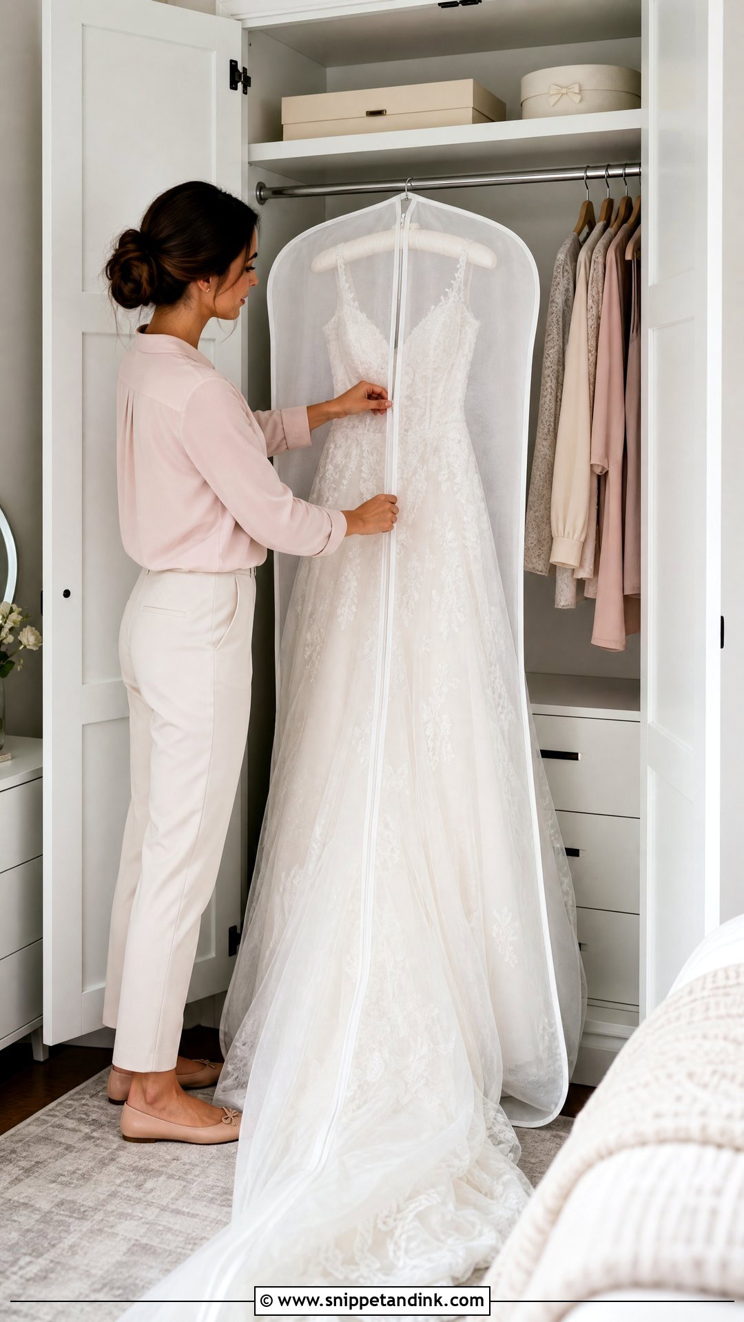 Wedding Dress Storage Before The Wedding - Snippet and Ink - 20 Wedding Dress Storage Ideas