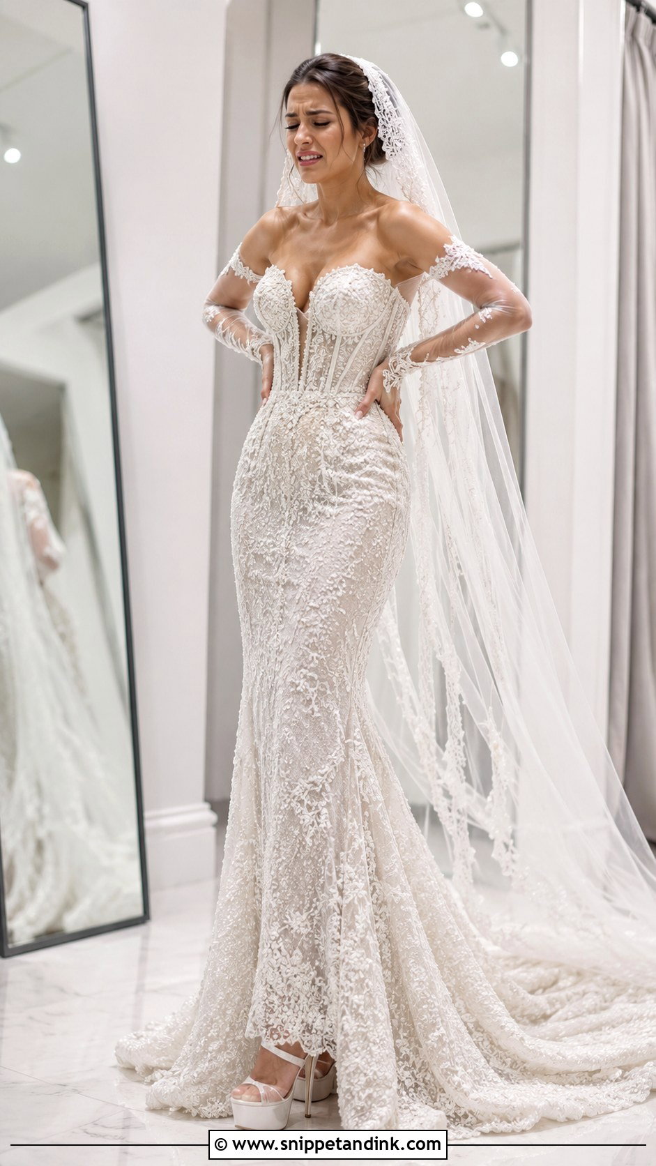 Wedding Dress That Ignores Comfort - Snippet and Ink - 30 Worst Wedding Dress Ideas