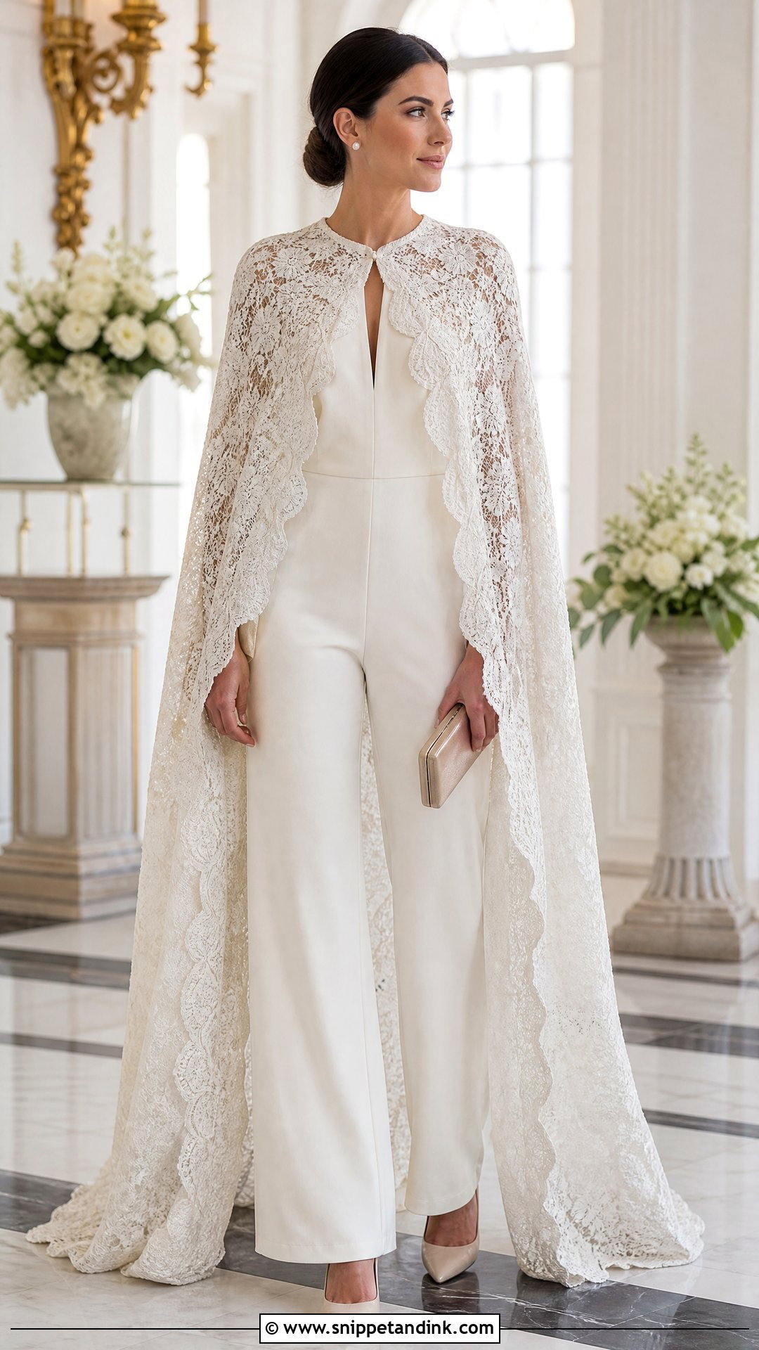 Wedding Dress To Bridal Cape - Snippet and Ink - 20 Wedding Dress Upcycle Ideas