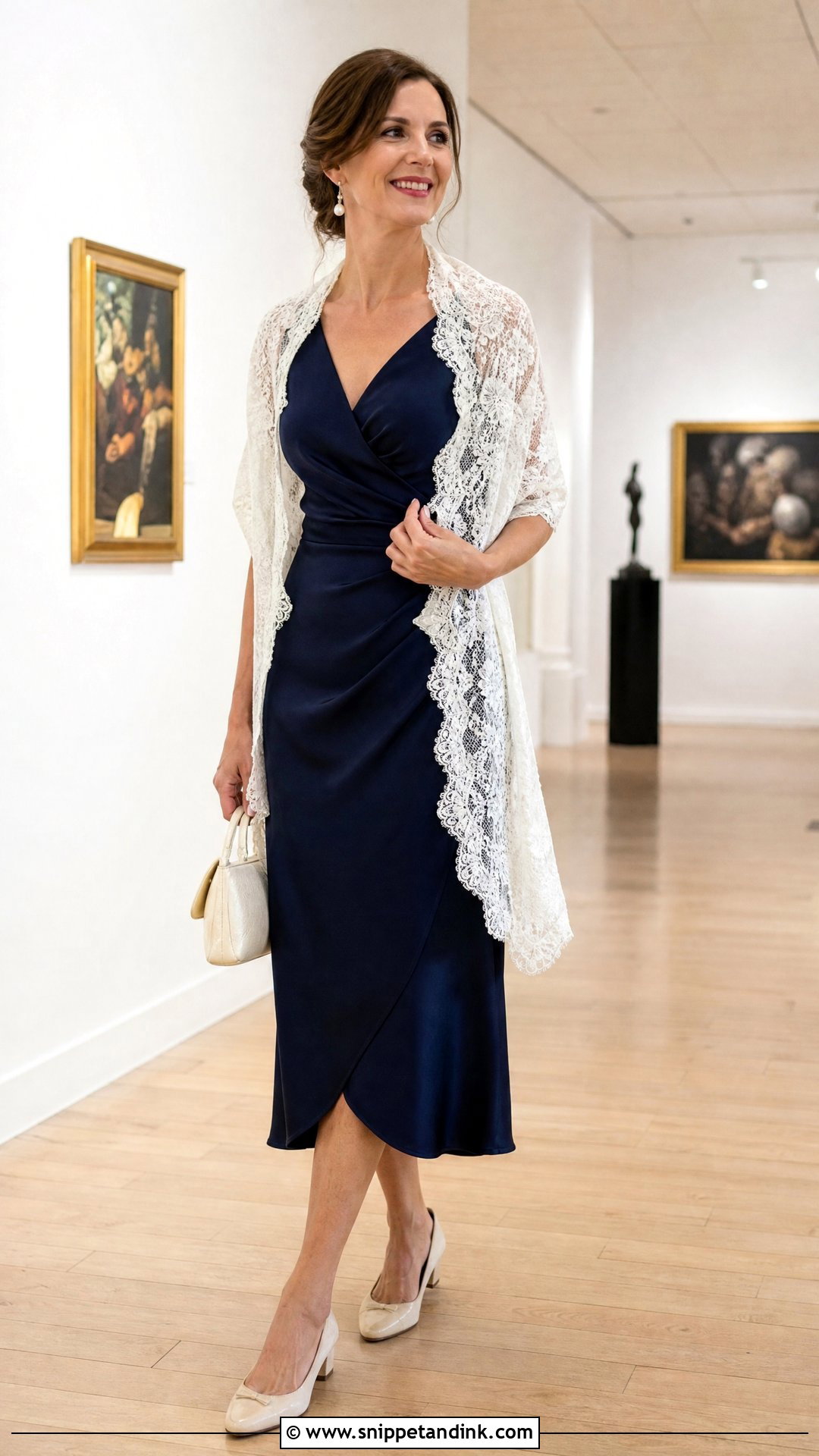 Wedding Dress To Lace Shawl - Snippet and Ink - 20 Wedding Dress Upcycle Ideas