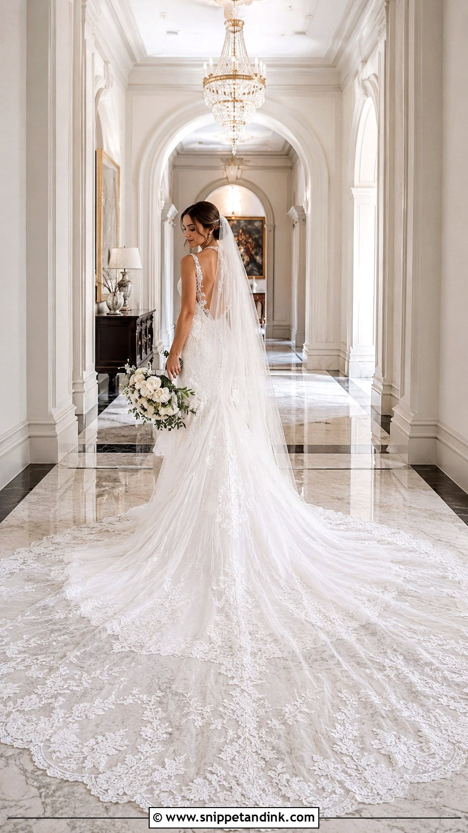 Wedding Dress Train Photo - Snippet and Ink - 25 Wedding Dress Photography Ideas