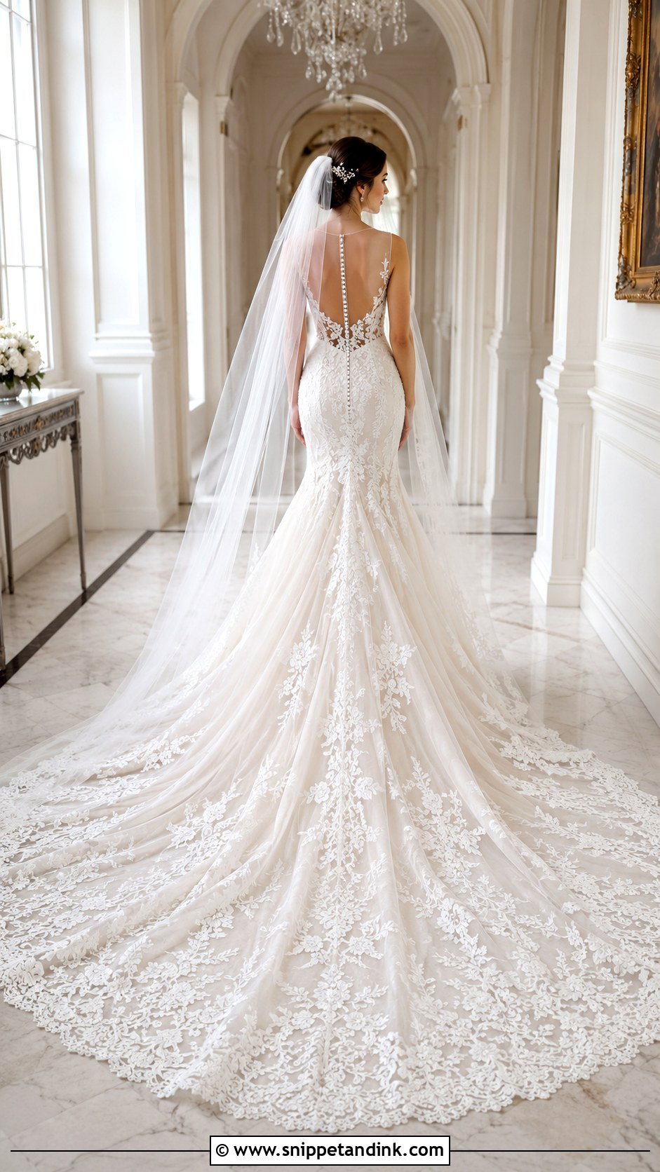 Wedding Dress Train Photoshoot - Snippet and Ink - 25 Wedding Dress Photoshoot Ideas