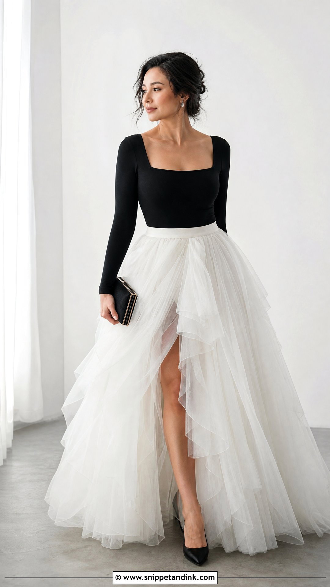Wedding Dress Tulle Skirt With A Bodysuit - Snippet and Ink - 20 Wedding Dress After the Wedding Ideas