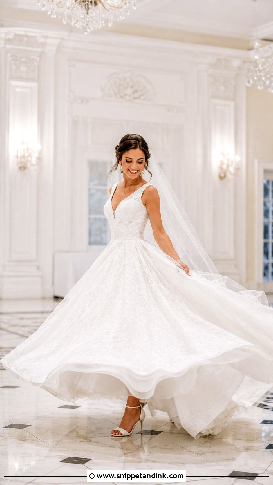 Wedding Dress Twirl Photo - Snippet and Ink - 25 Wedding Dress Photography Ideas