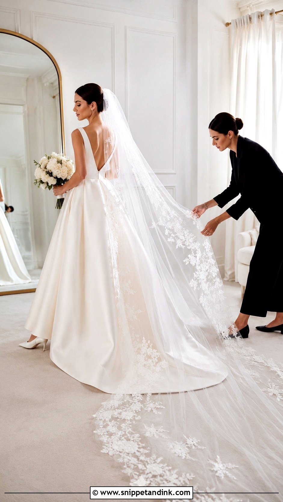 Wedding Dress Veil Reveal - Snippet and Ink - 20 Wedding Dress Video Ideas