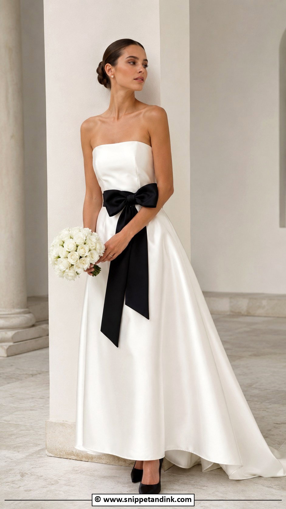 Wedding Dress With Black Bow - Snippet and Ink - 25 Wedding Dress with Bow Ideas