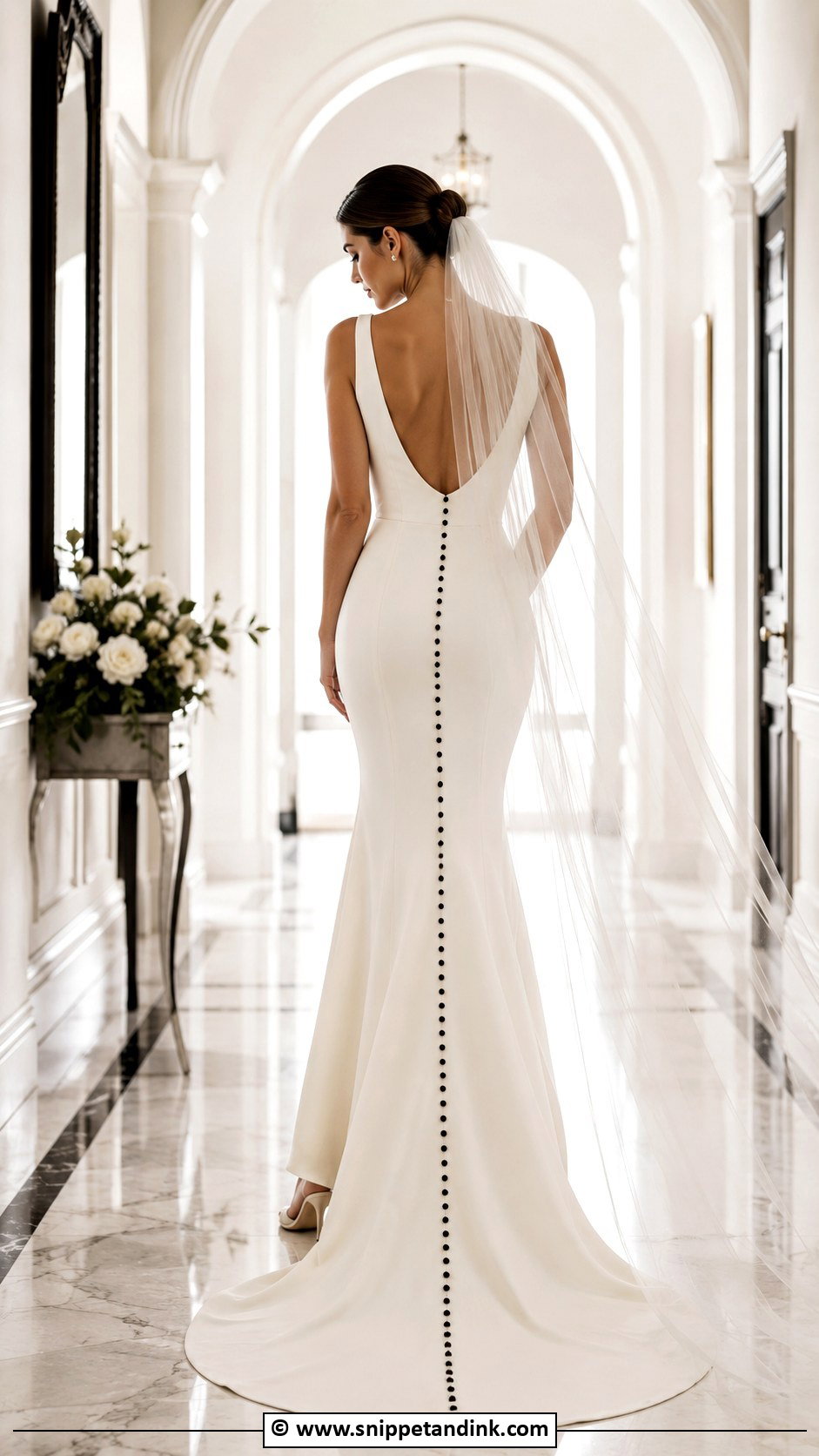 Wedding Dress With Black Buttons - Snippet and Ink - 25 Wedding Dress with Black Accents Ideas