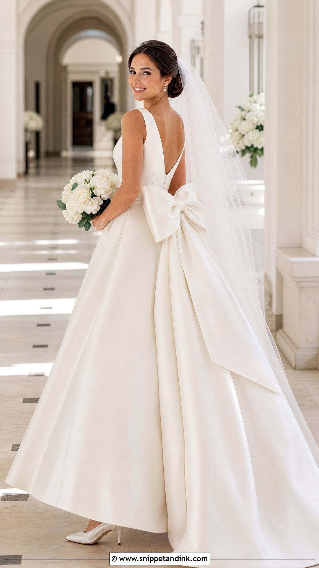 Wedding Dress With Bow - Snippet and Ink - 25 New Wedding Dresses