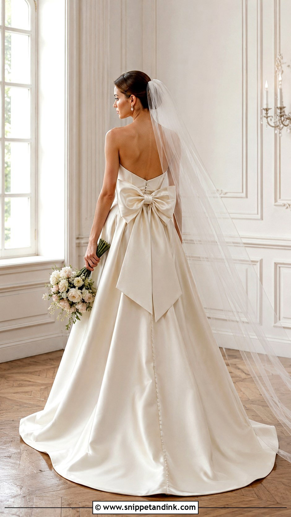 Wedding Dress With Bow - Snippet and Ink - 25 Wedding Dresses Gown