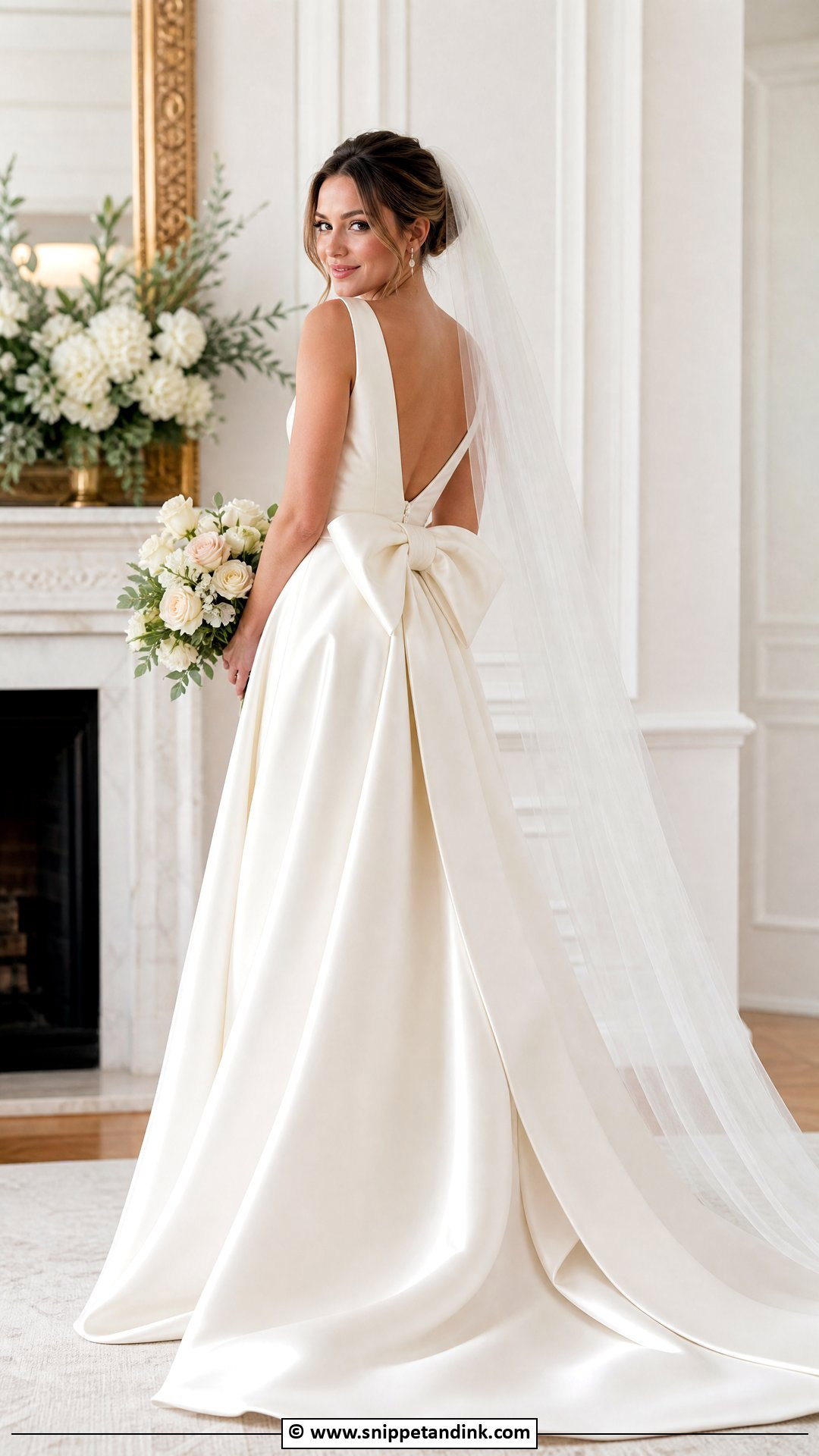 Wedding Dress With Bow - Snippet and Ink - 35 Classy Elegant Wedding Dress Ideas