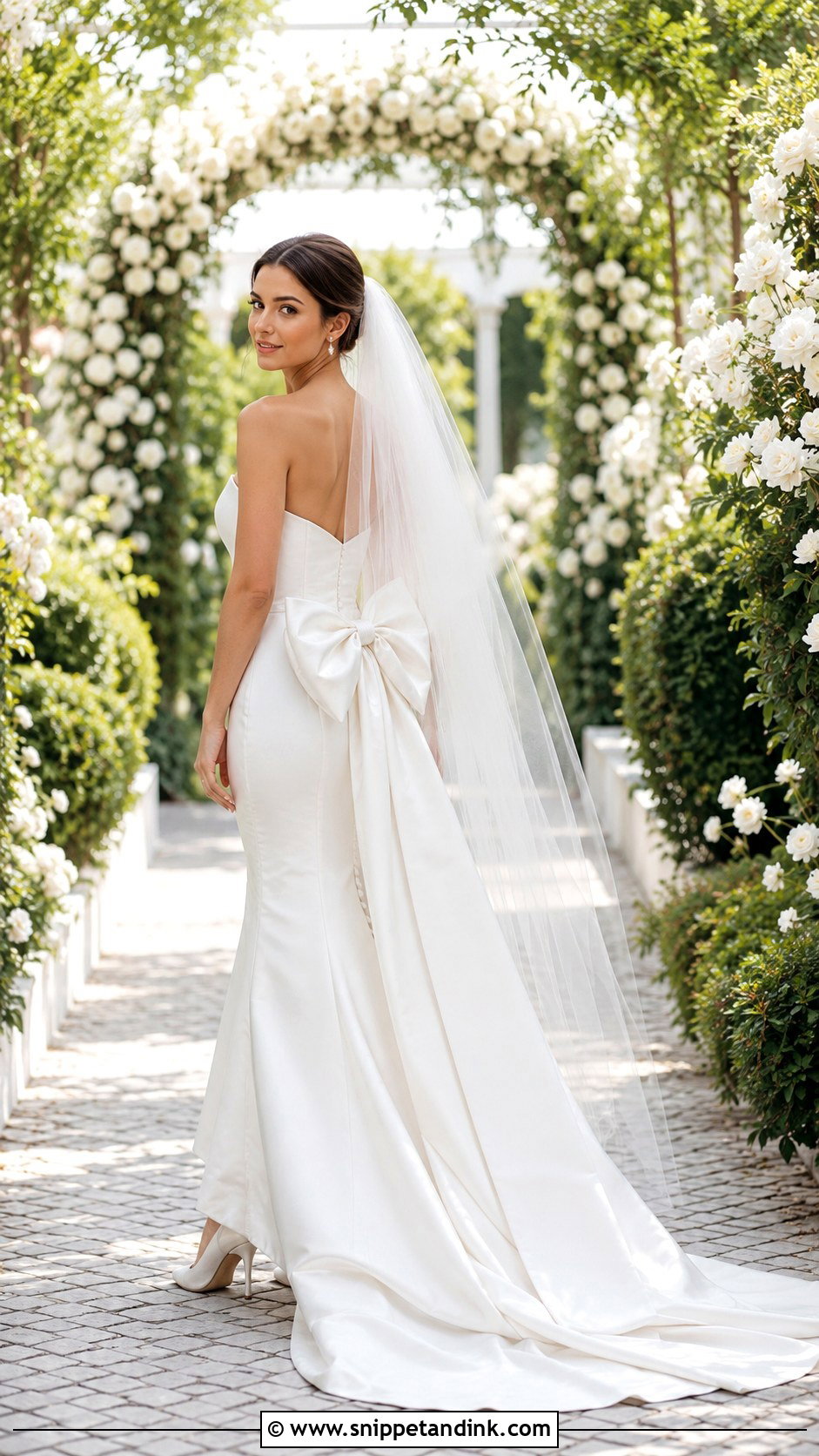 Wedding Dress With Bow - Snippet and Ink - 25 Modern Timeless Wedding Dress Ideas