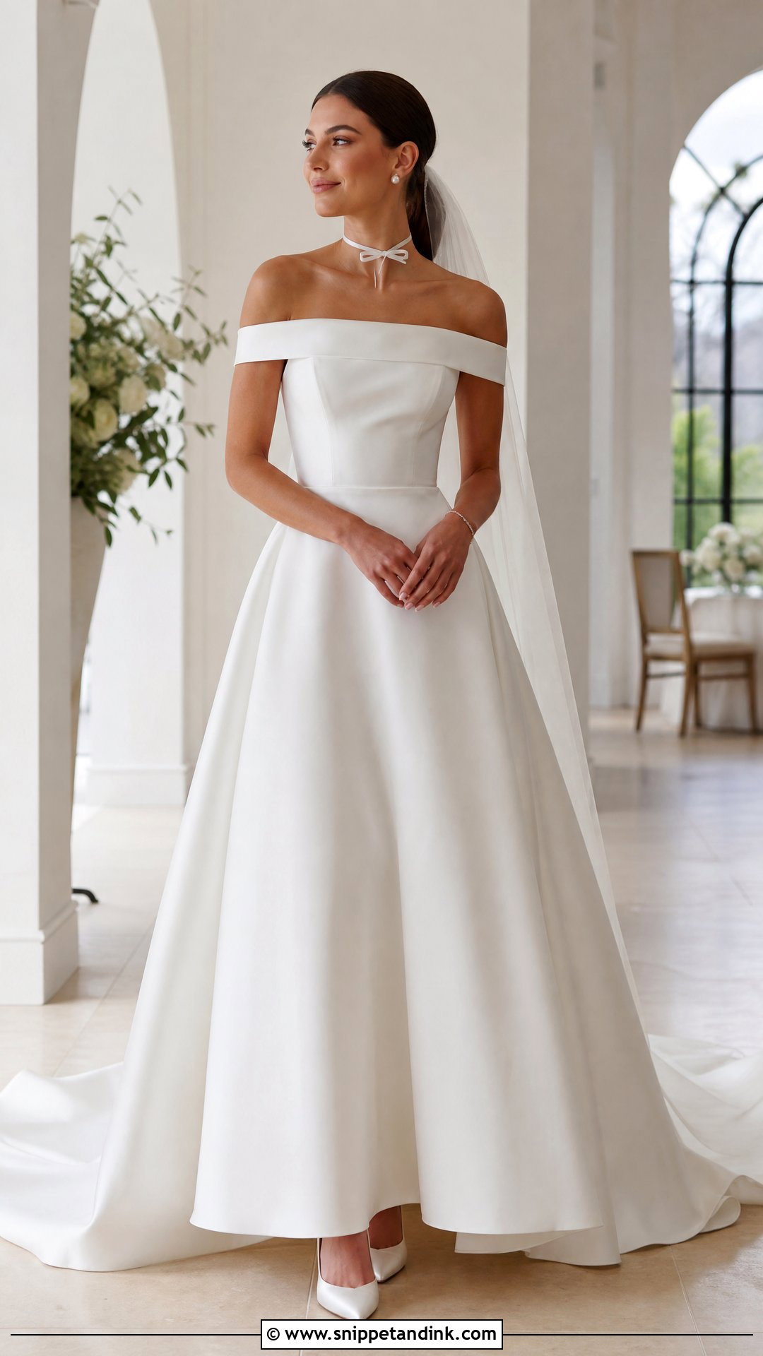 Wedding Dress With Bow Choker - Snippet and Ink - 20 Wedding Dress with Choker Ideas